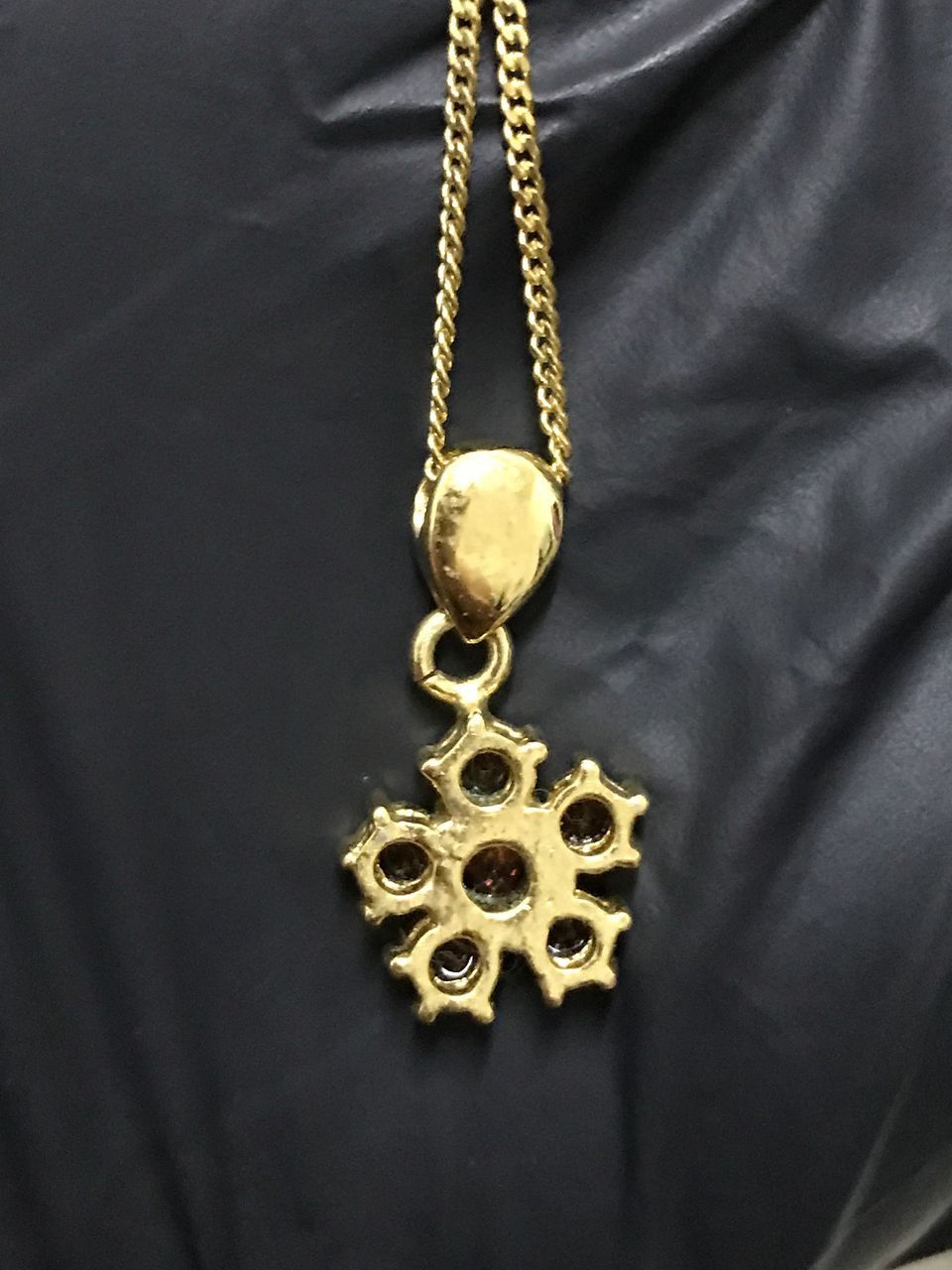 Jewelry × Mila Schon Mila Schon Natural Garnet Pendant Necklace Size ONE SIZE - 4 Thumbnail