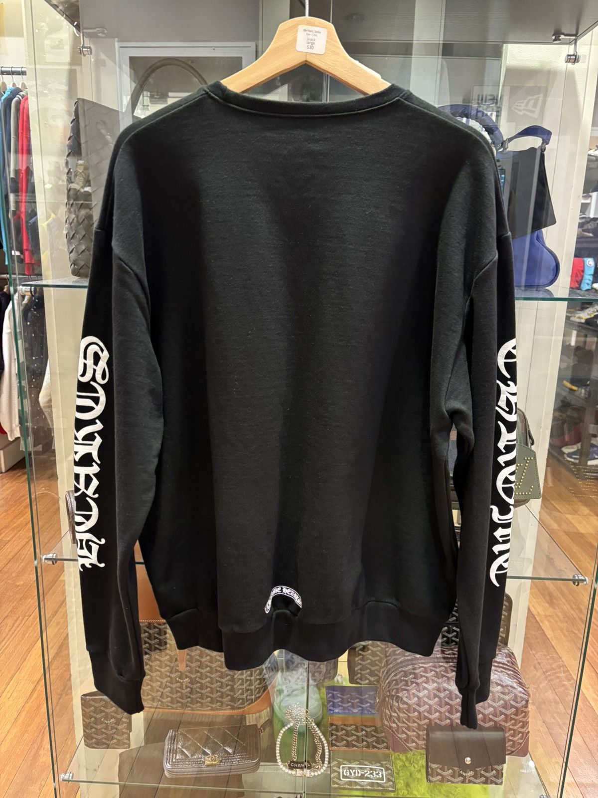 Chrome Hearts Chrome Hearts Neck Logo Crewneck Size US M / EU 48-50 / 2 - 2 Thumbnail