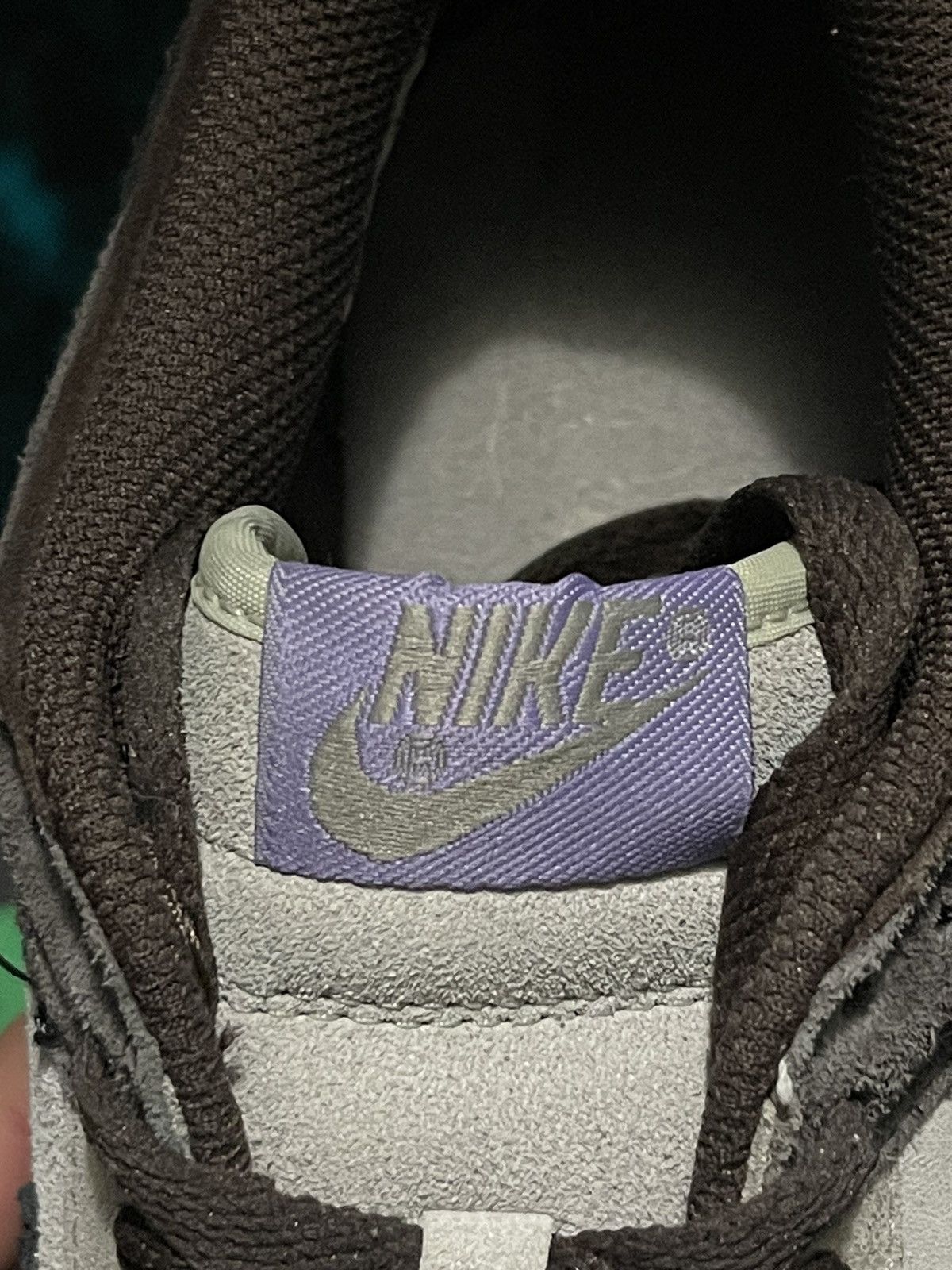 Nike 2006 Nike Dunk suede pearl grey black Size US 9.5 / EU 42-43 - 12 Thumbnail