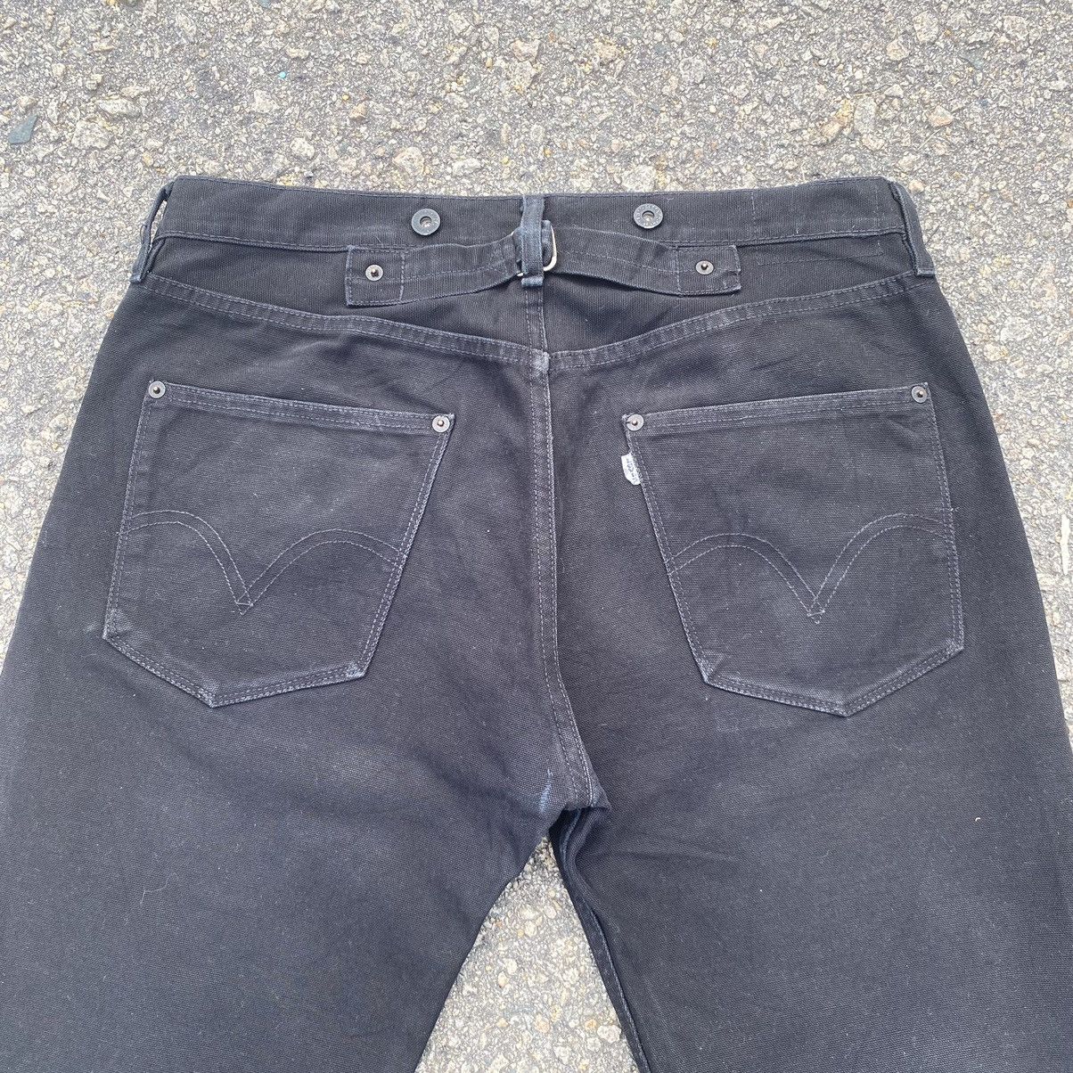 Buckle Black W33💥Vintage Levi’s Black Denim Buckle Back Jeans Pants Size US 33 - 13 Thumbnail