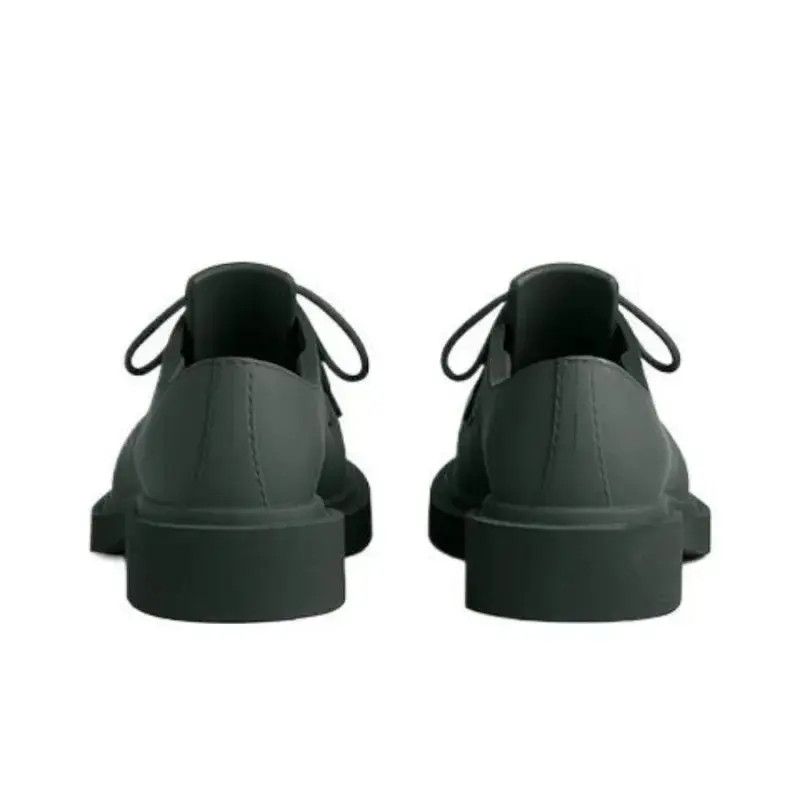 Balenciaga o1tr1nto0825 Steroid Derby Shoes in Dark Green Size US 9.5 / IT 39.5 - 5 Thumbnail