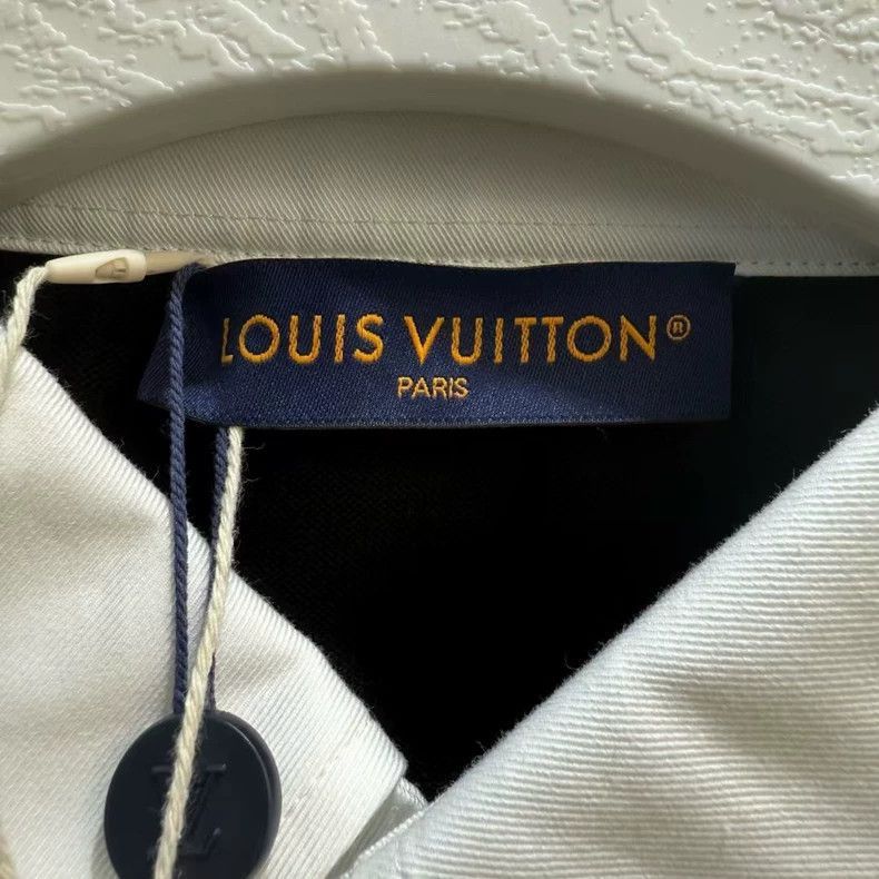 Louis Vuitton Louis Vuitton Short Sleeve Polo Shirt -2505 Size US XXL / EU 58 / 5 - 2 Thumbnail