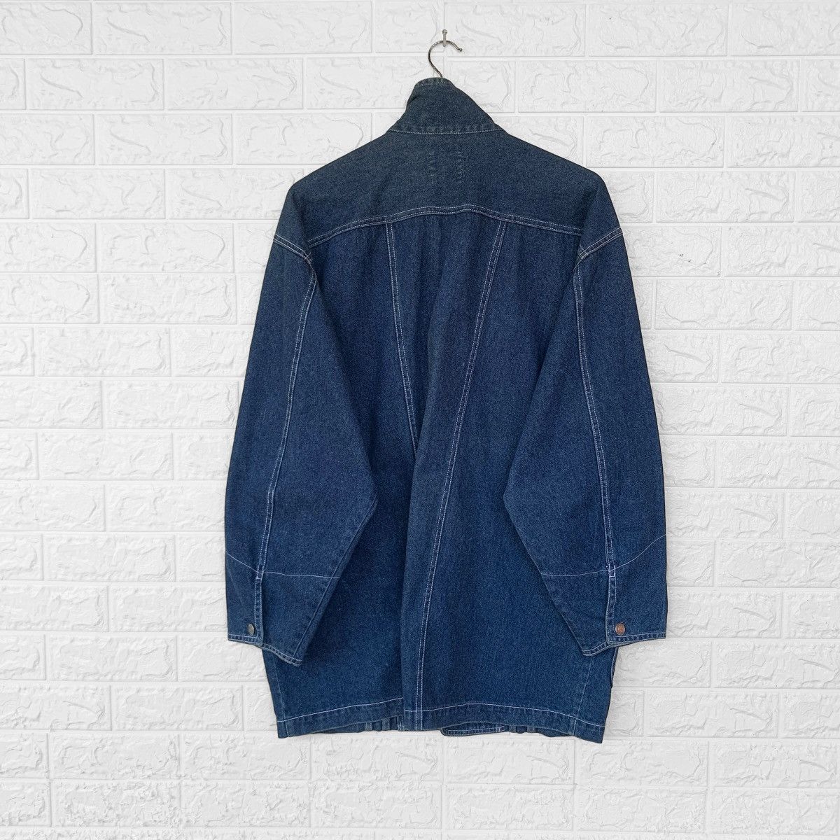 Japanese Brand FITTZ SATISFACTION JAPAN DENIM CHORE JACKET Size US XL / EU 56 / 4 - 5 Thumbnail