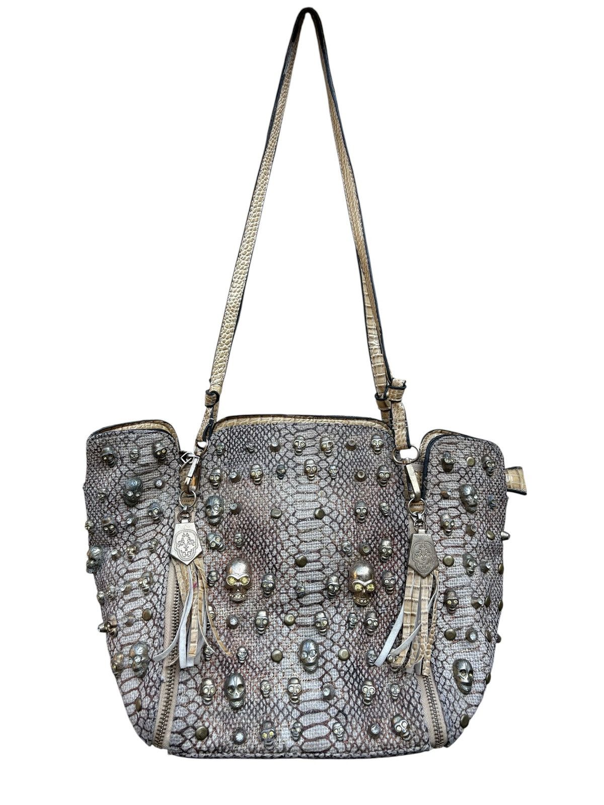 Y2K Vkei Grunge Gothic Gyaru Snake Skull Bag