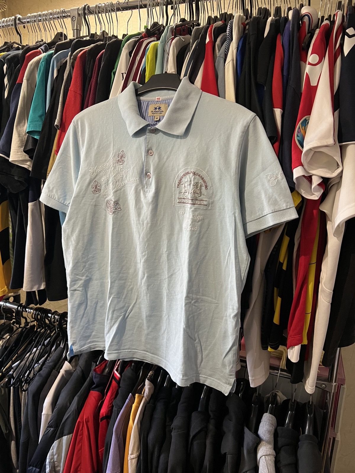 La Martina VINTAGE LA MARTINA ARGENTINA POLO TEAM SHIRTT EMBROIDERED M Size US M / EU 48-50 / 2 - 1 Thumbnail
