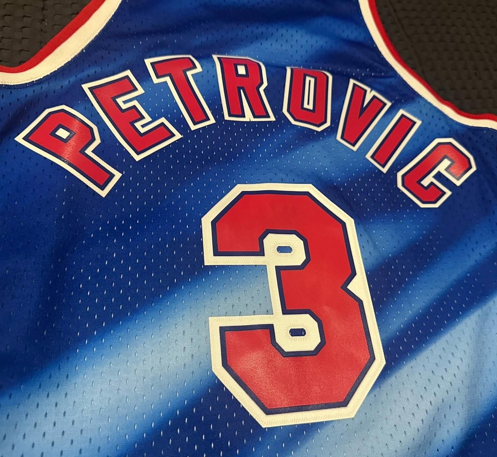 Mitchell & Ness NBA Mitchell & Ness New Jersey Nets Drazan Petrovic 90-91 Size ONE SIZE - 7 Thumbnail