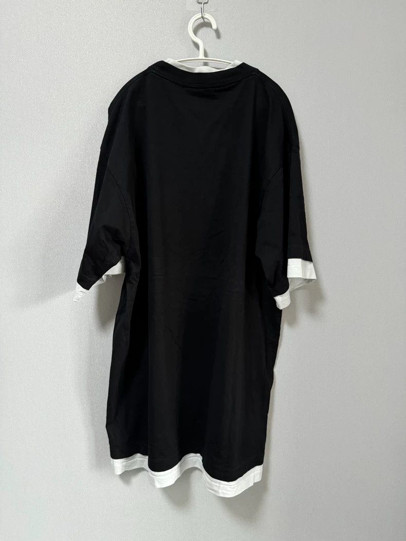 Balenciaga Balenciaga Fake Two-Piece Solid Patchwork Crew Neck Short Size US S / EU 44-46 / 1 - 3 Thumbnail