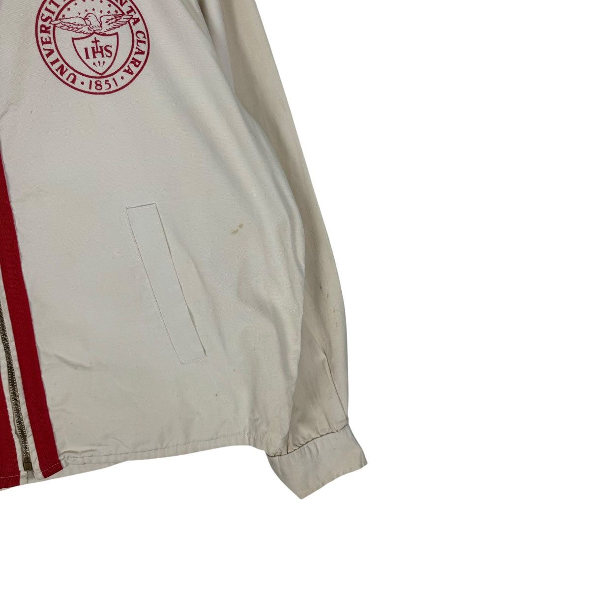 Other 🔥50s CHAMPION UNIVERSITY SANTA CLARA ROCKABILLY JACKET Size US L / EU 52-54 / 3 - 6 Thumbnail