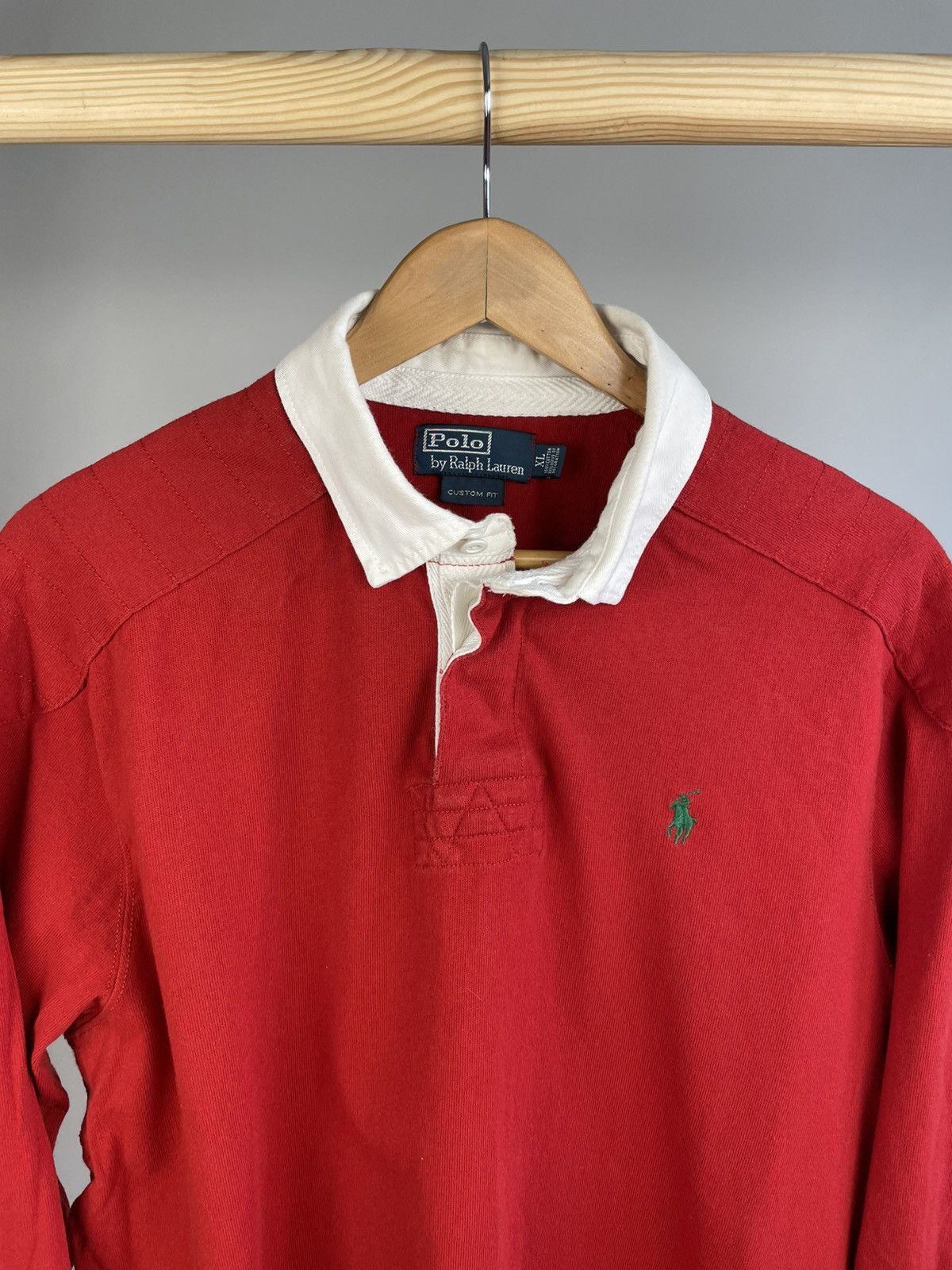 Polo Ralph Lauren × Ralph Lauren × Vintage Polo Ralph Lauren vintage rugby cotton sweatshirt Size US XL / EU 56 / 4 - 2 Thumbnail