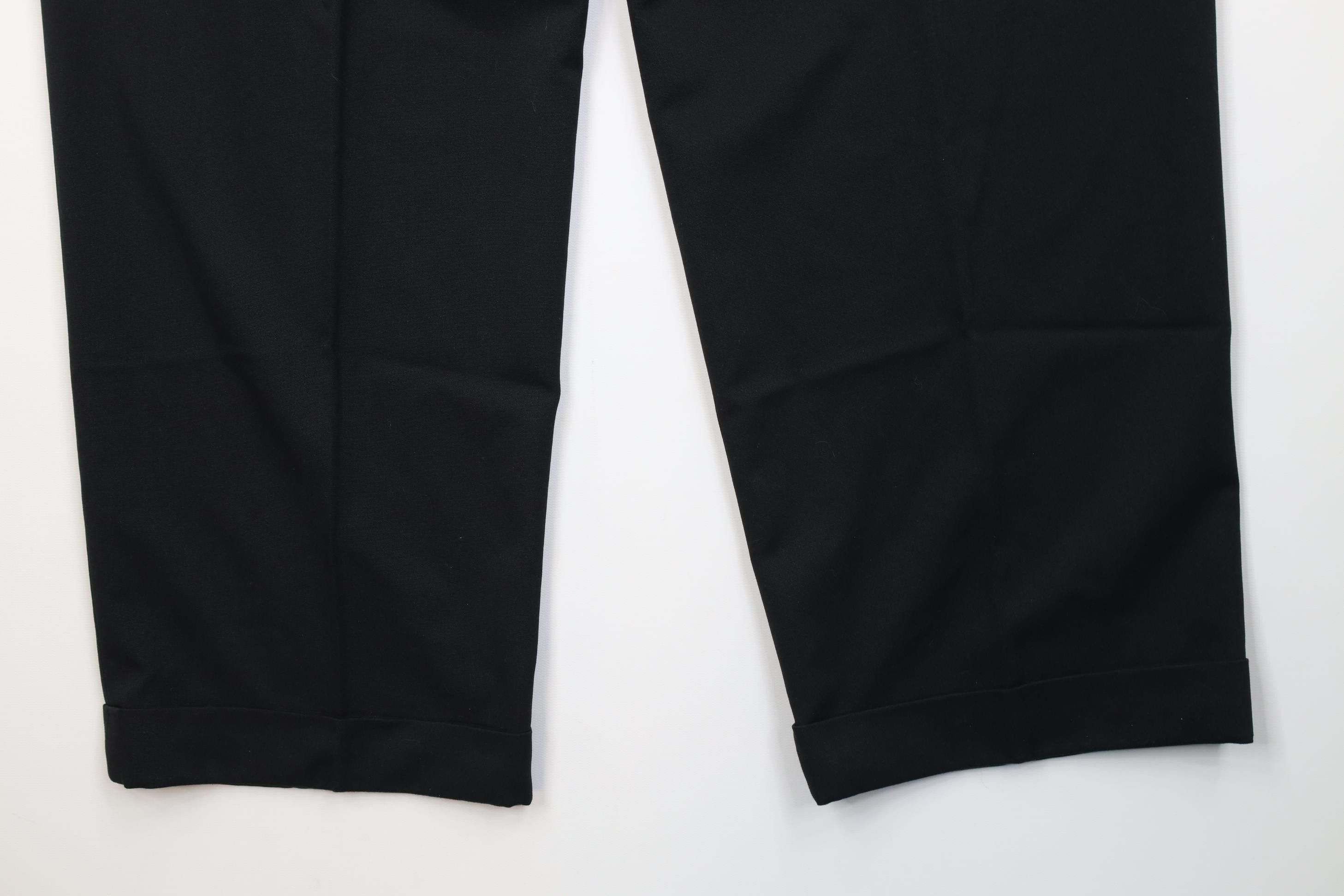 Vintage Vintage 90s Streetwear Flared Wide Leg Chino Pants Black Size US 40 / EU 56 - 11 Thumbnail