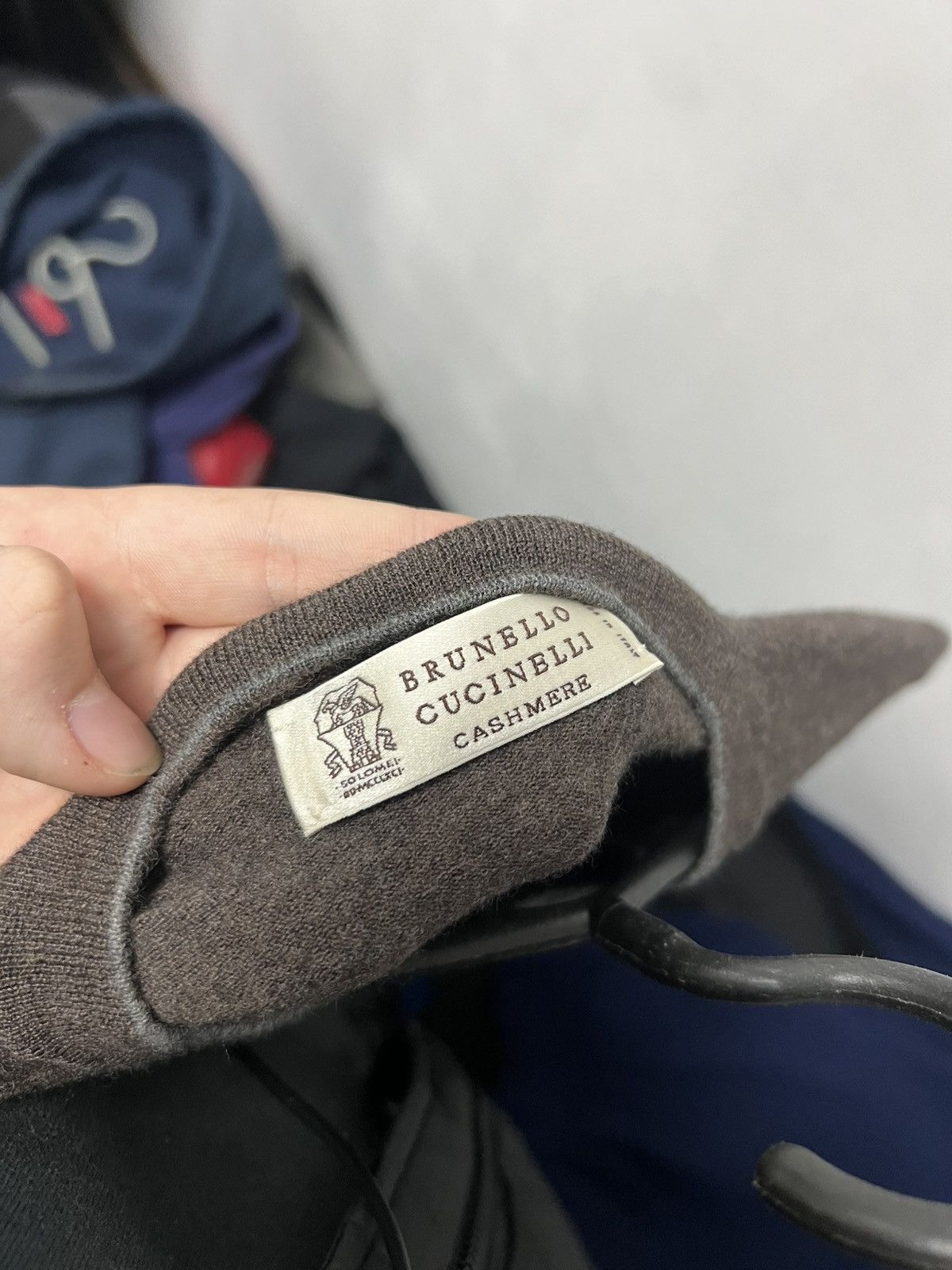 Brunello Cucinelli Mens Brunello Cucinelli Cashmere Sweater With Half Zip Size US M / EU 48-50 / 2 - 3 Thumbnail