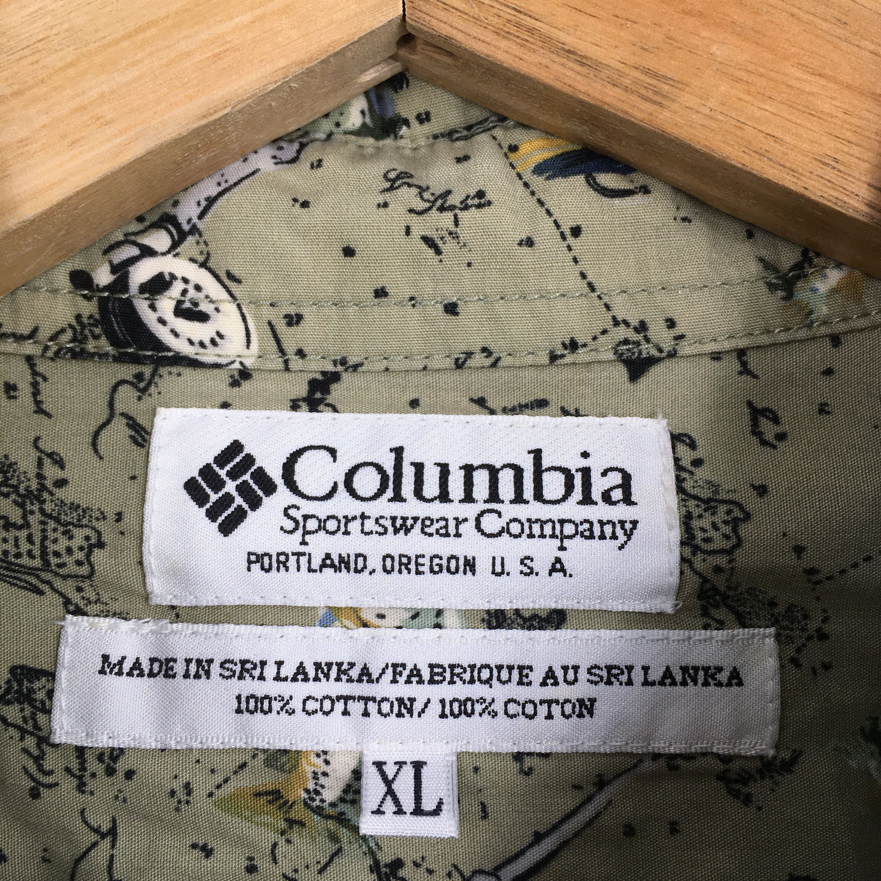 Columbia Vintage Columbia Hawaiian Fish Tuna Fishing Shirt XLarge Size US XL / EU 56 / 4 - 5 Thumbnail