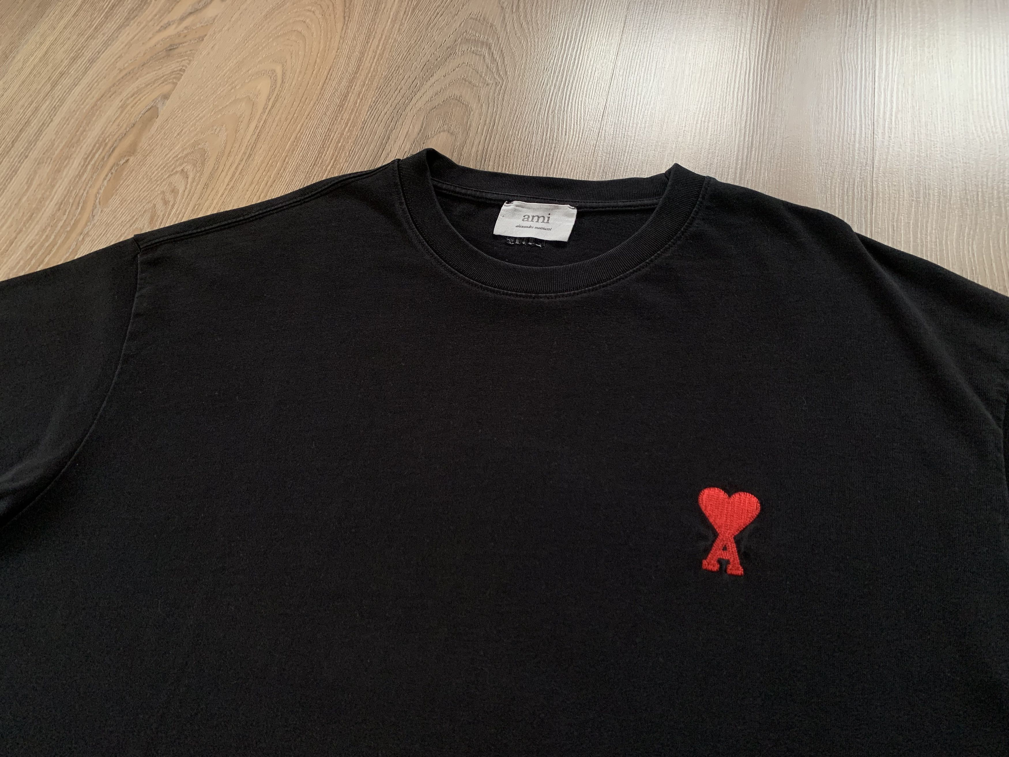 AMI AMI Alexandre Mattiussi Black T-shirt Size US XXL / EU 58 / 5 - 4 Thumbnail