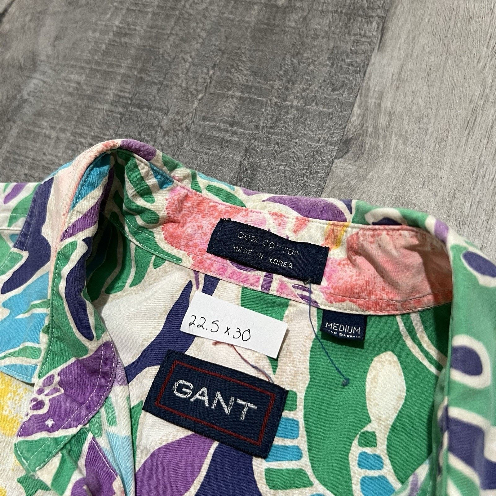 Gant VTG Colorful Floral Burton Shirt Hawaiian Beach Surf Skate Size US M / EU 48-50 / 2 - 4 Thumbnail