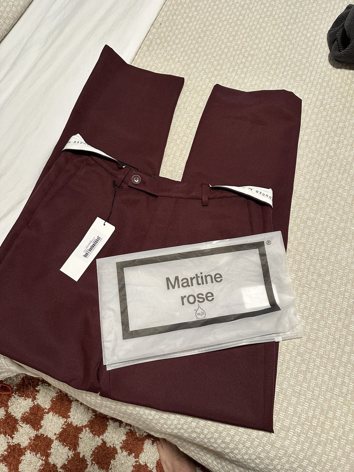 image of Martine Rose Rolled Waistband Tailored Trouser, Men's (Size 32)