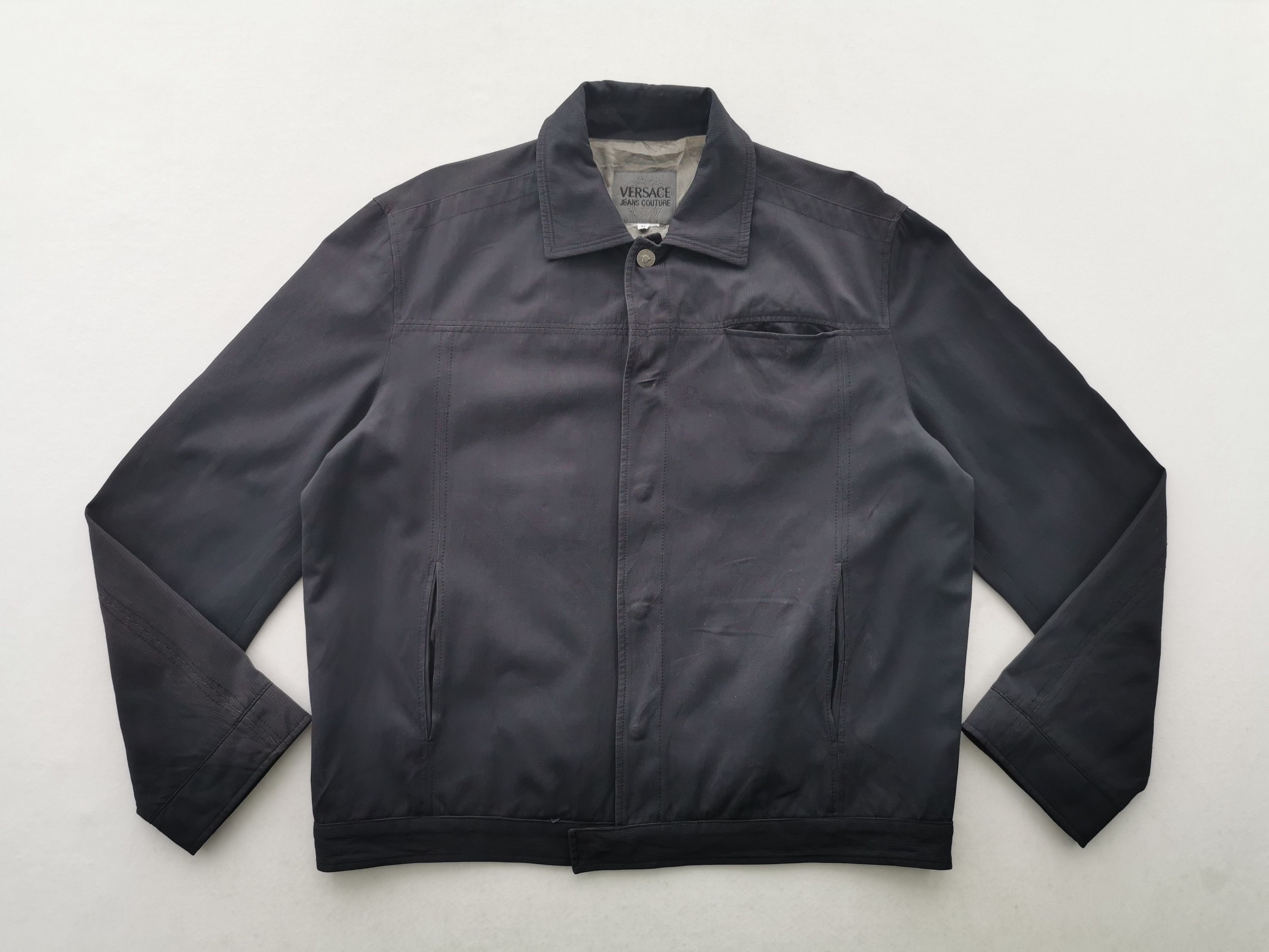 Vintage 90s Versace Button Shirt Made In Italy Size M