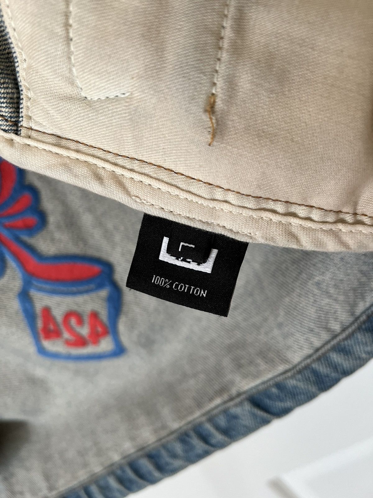 424 424 discover the earth denim jacket Size US L / EU 52-54 / 3 - 10 Thumbnail