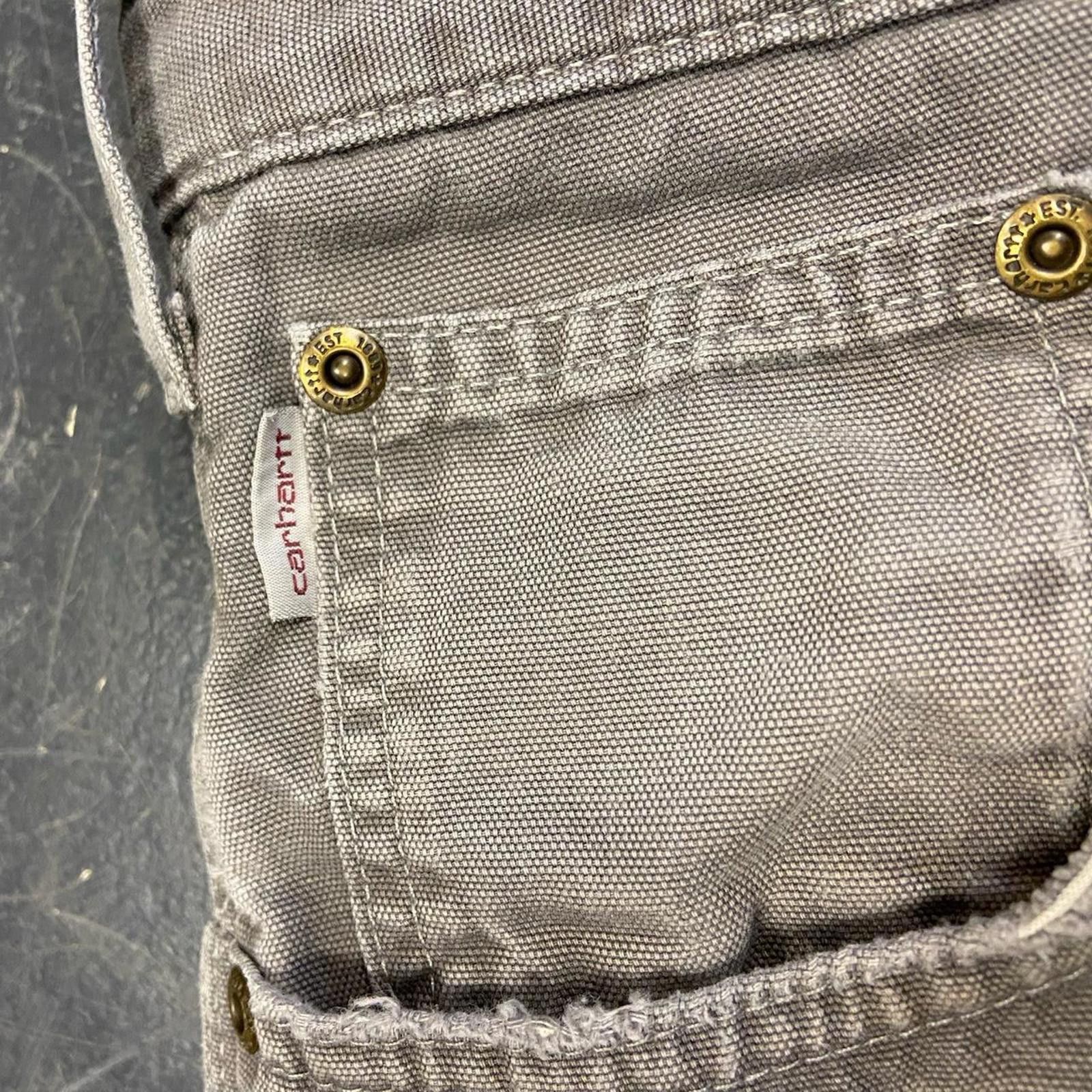 Carhartt Grey Carhartt Loose Fit Work Pants Size US 38 / EU 54 - 7 Thumbnail
