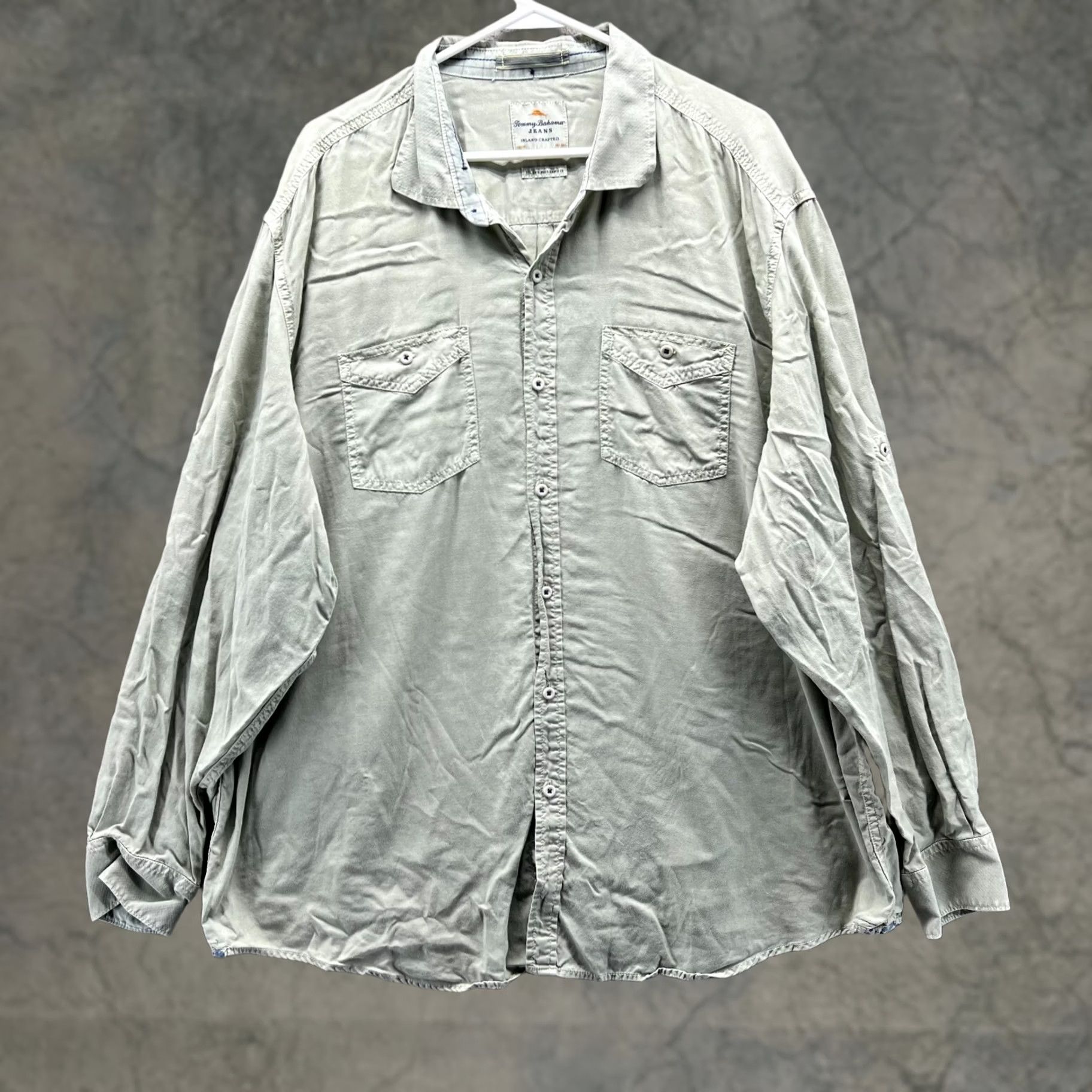 Tommy Bahama Tommy Bahama Shirt Men XXL Green Button-Up Casual Preppy Island Modern Size US XXL / EU 58 / 5 - 1 Thumbnail