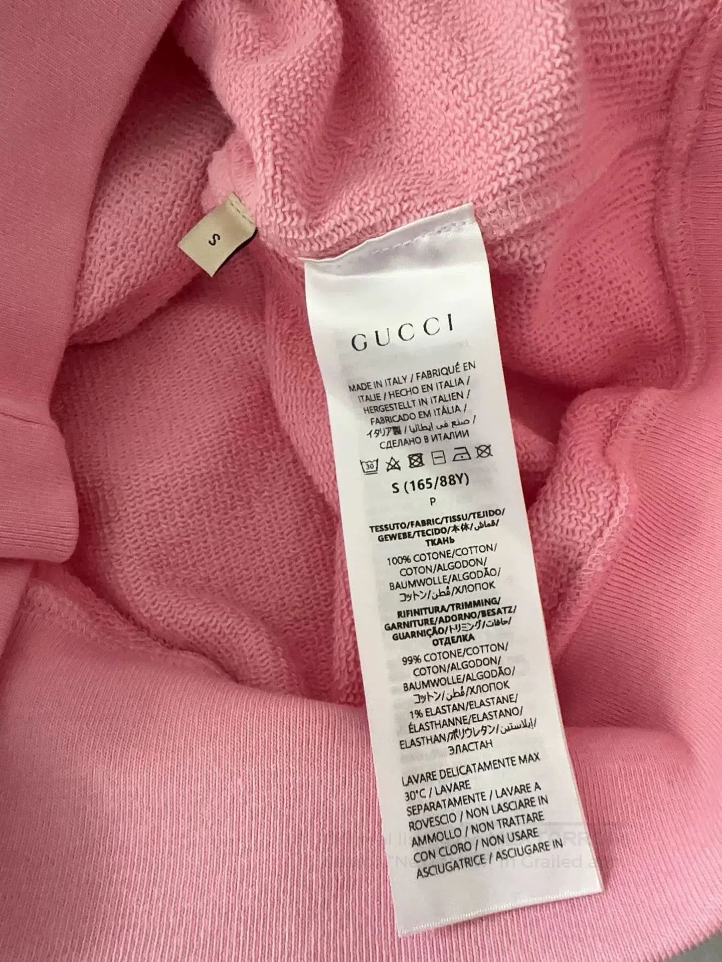Gucci Gucci Pink Cat Logo Hoodie. Size M / US 6-8 / IT 42-44 - 4 Thumbnail