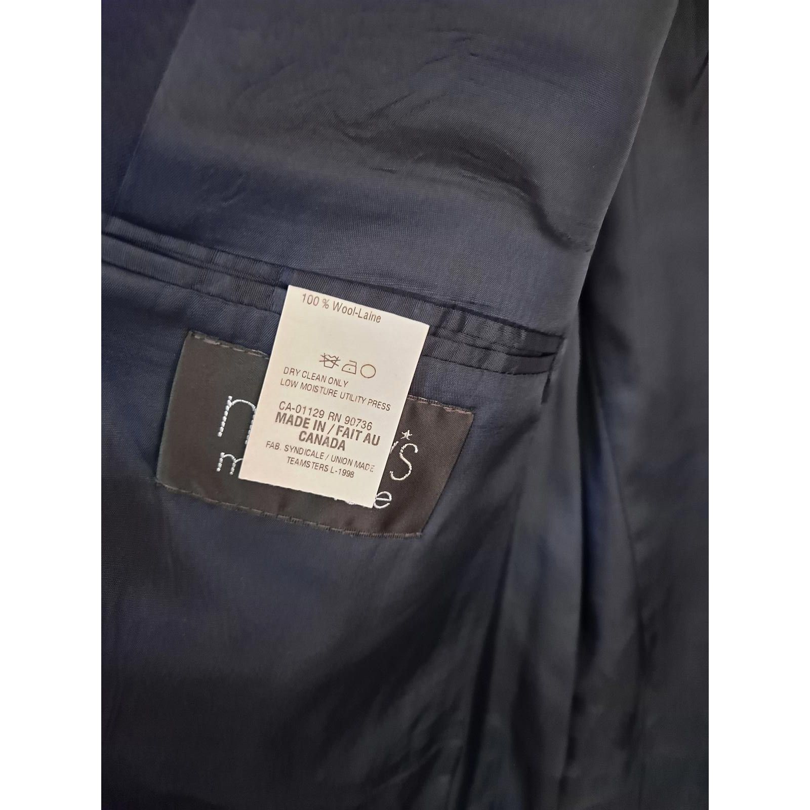 Chaps Chaps Blue with Gold 2 Button Blazer 100% Wool Size 44R Size 44R - 5 Thumbnail
