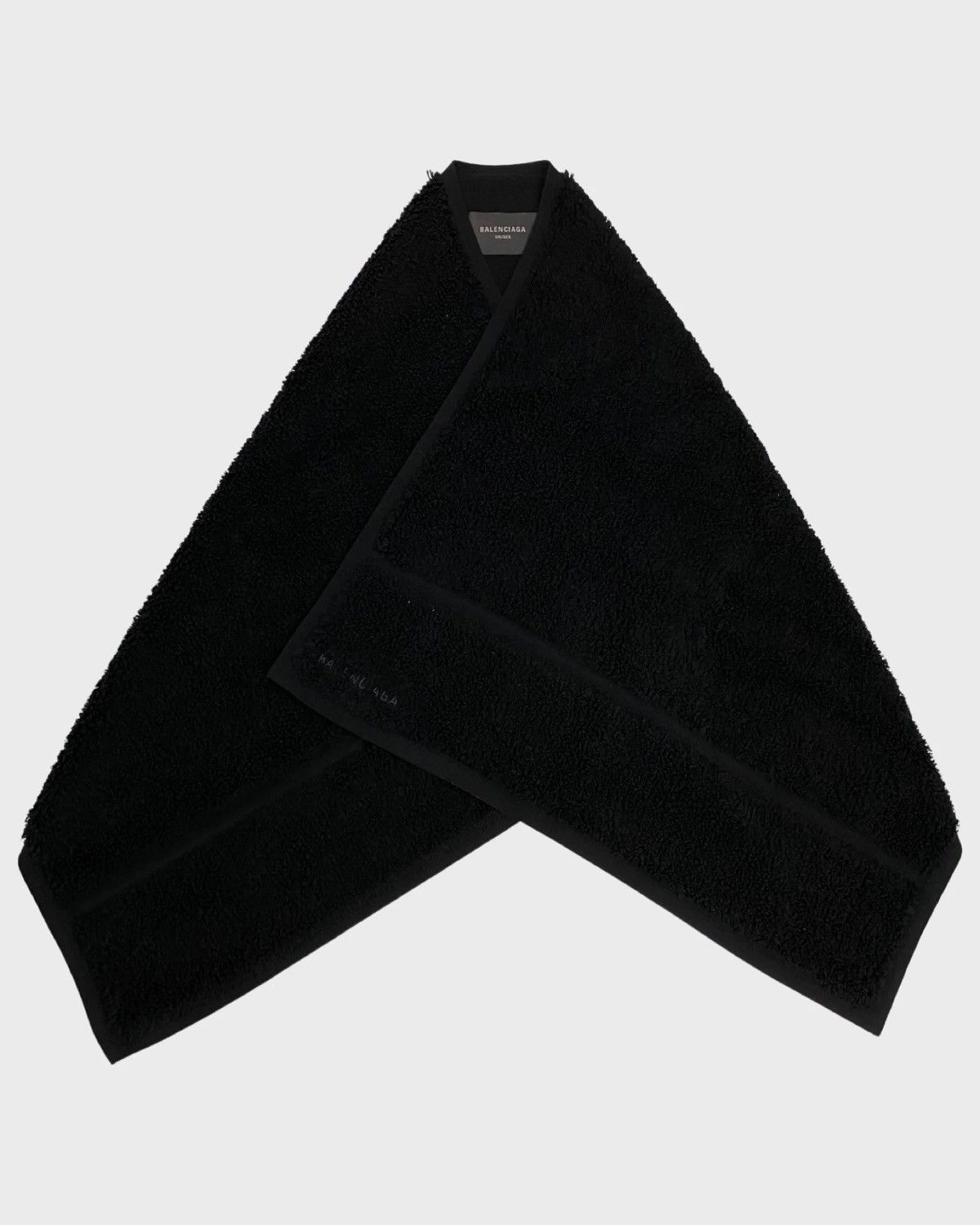 Balenciaga BALENCIAGA AW22 360° SNOWSTORM SHOW RUNWAY CASHMERE TOWEL Size ONE SIZE - 1 Thumbnail