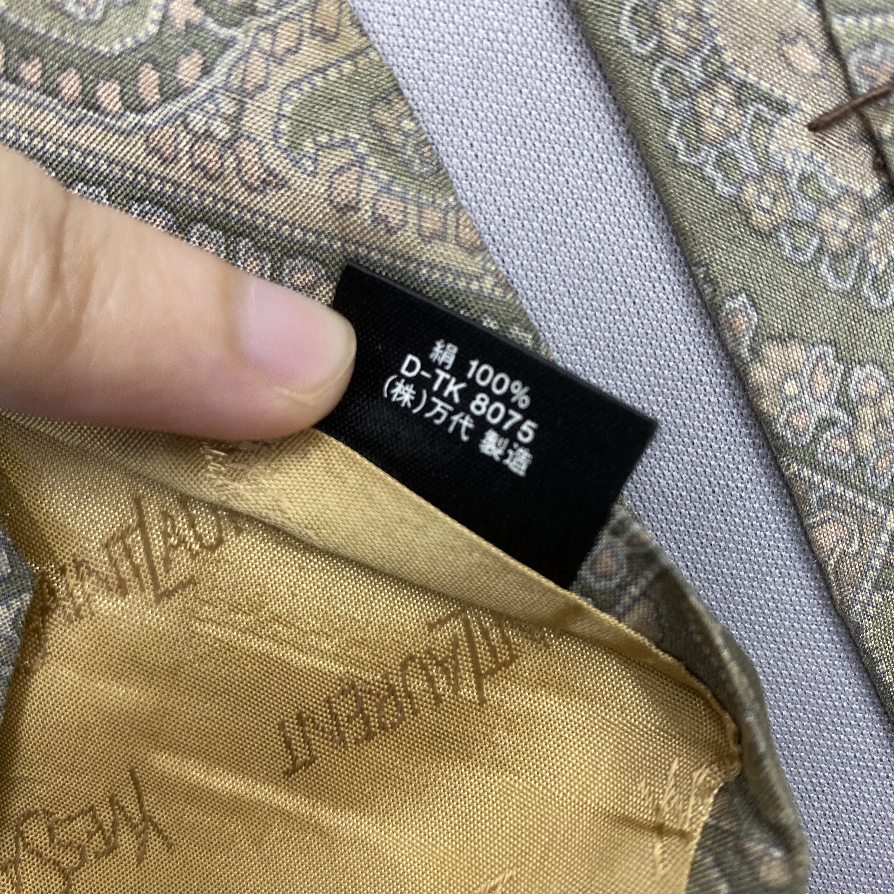 Japanese Brand Vintage Yves Saint Laurent SILK Necktie Cravate Pure Silk Size ONE SIZE - 7 Thumbnail