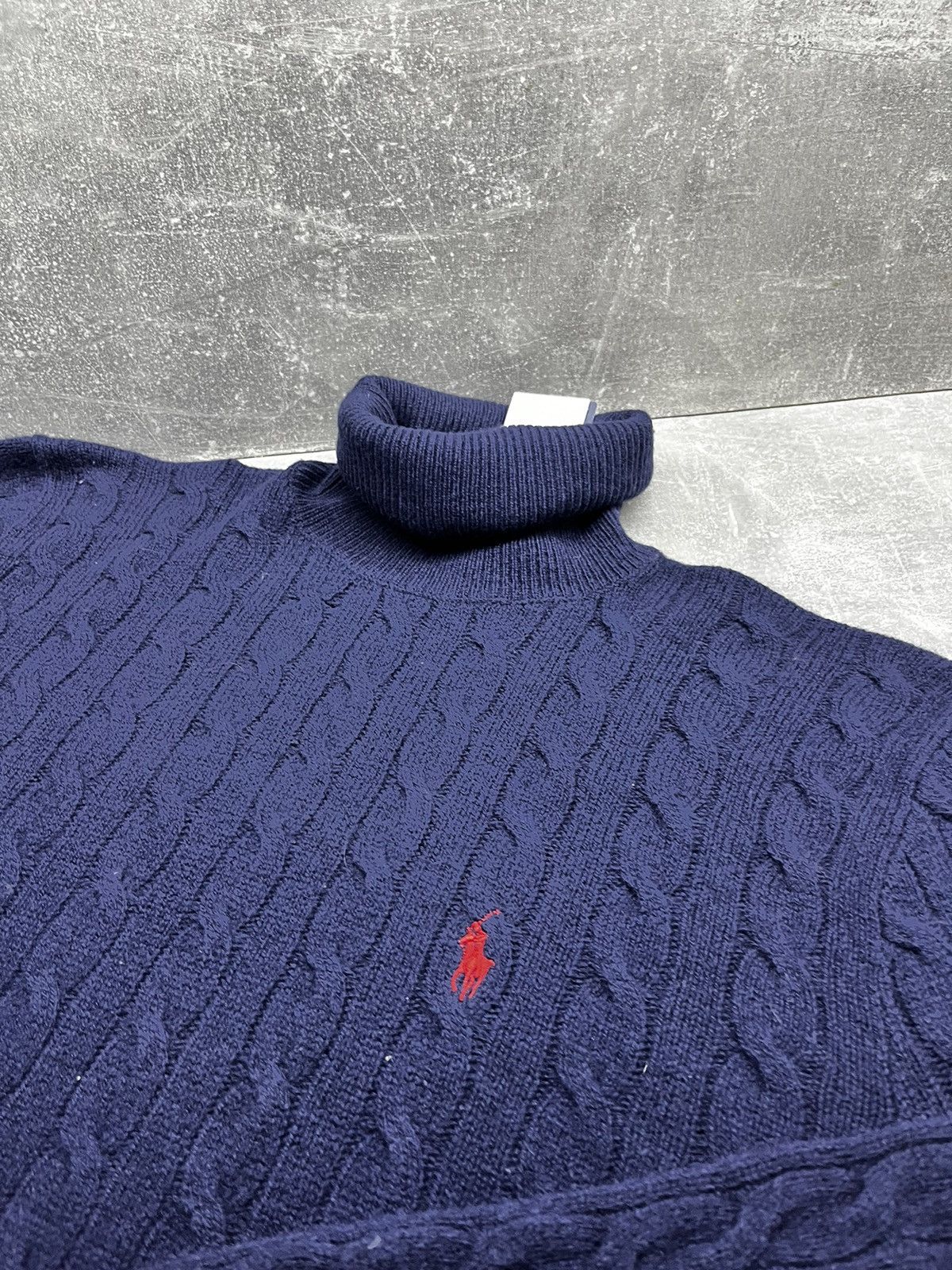 Polo Ralph Lauren × RRL Ralph Lauren × Ralph Lauren Rollkragenpullover knit sweater Ralph Lauren size L Size US L / EU 52-54 / 3 - 3 Thumbnail