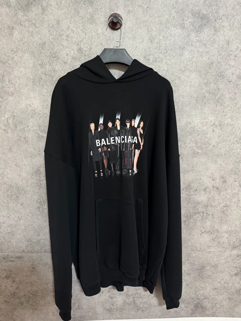 Balenciaga Balenciaga Black Band Hoodie Hoodie Size US M / EU 48-50 / 2 - 1 Thumbnail