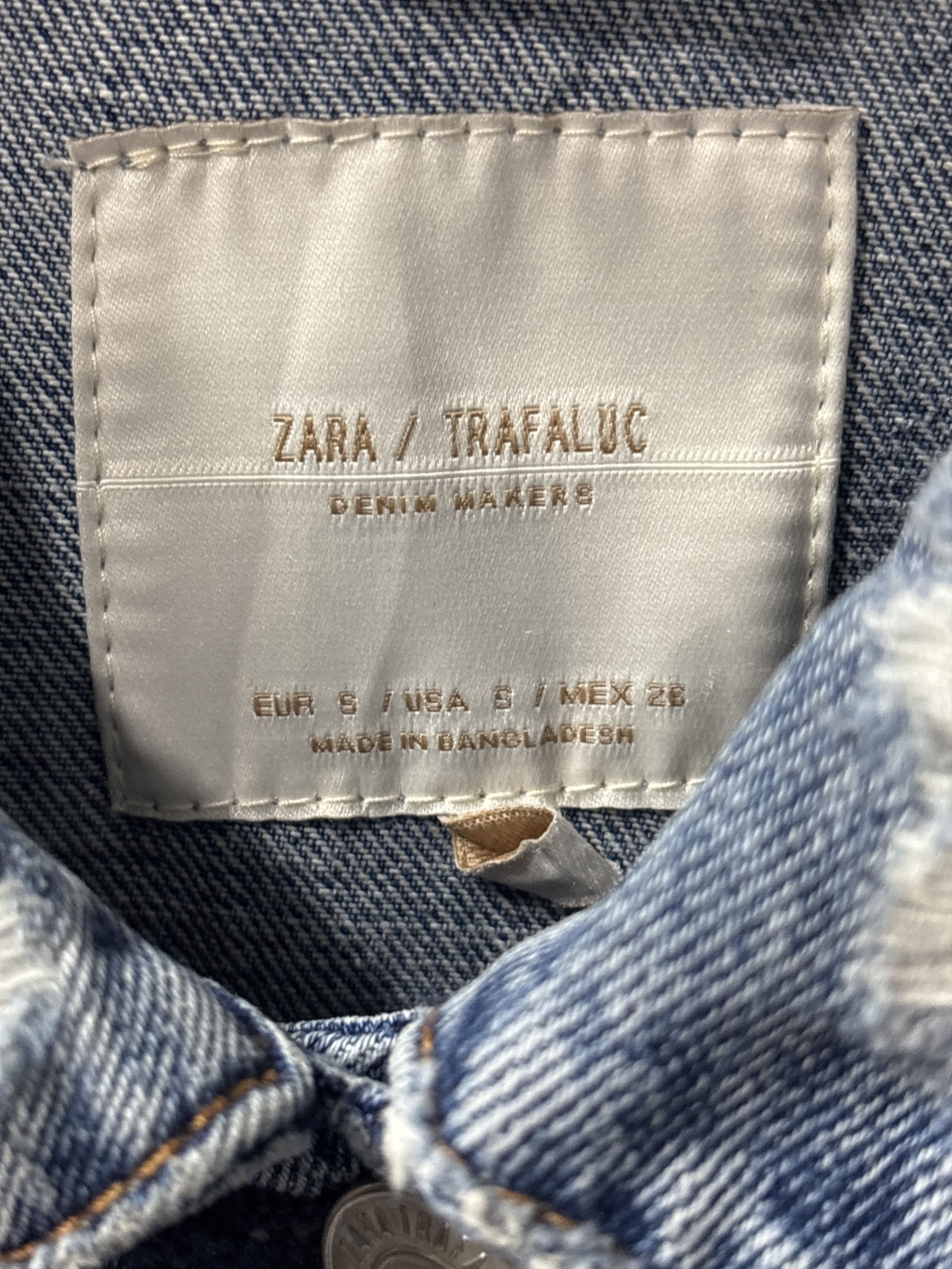 Zara Long jacket Denim Zara Size S / US 4 / IT 40 - 4 Thumbnail