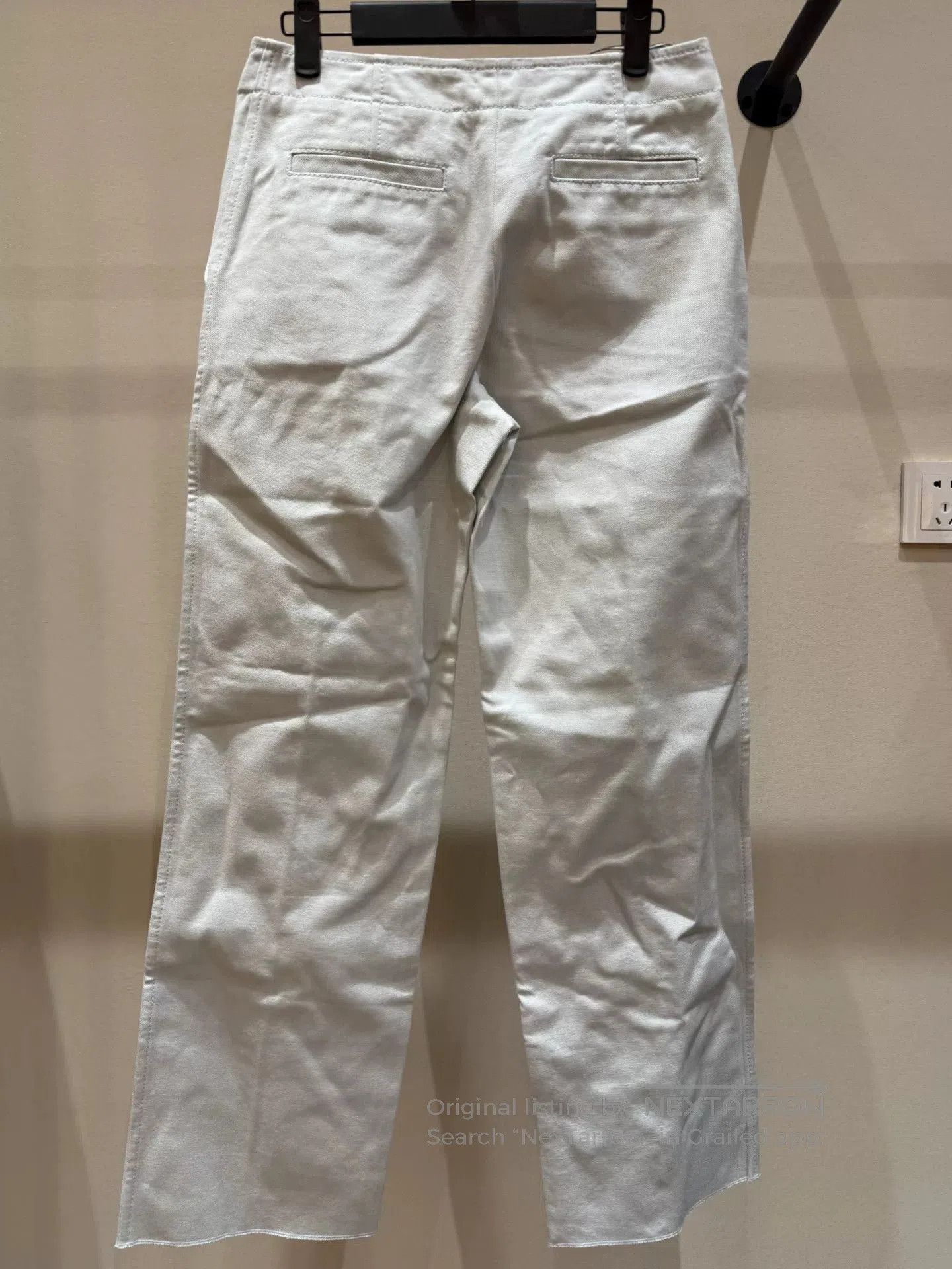Hermes Hermès White Women's Casual Pants. Size US 34 / EU 50 - 8 Thumbnail