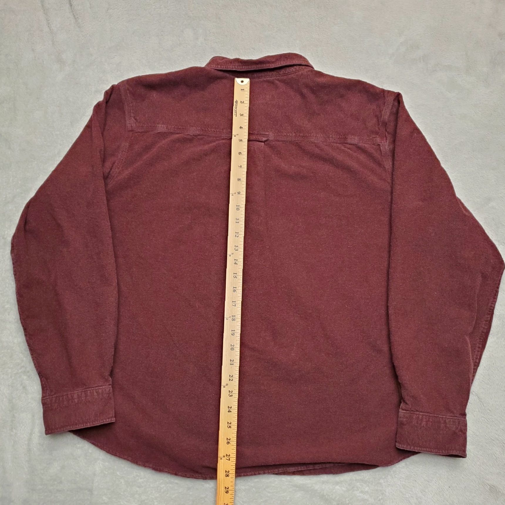 Vintage Woolrich Shirt Mens XL Red Chamois Soft Thick Flannel Outdoor Cabin Button-Up Long Sleeve Casual 80s Mens Size US XL / EU 56 / 4 - 7 Thumbnail