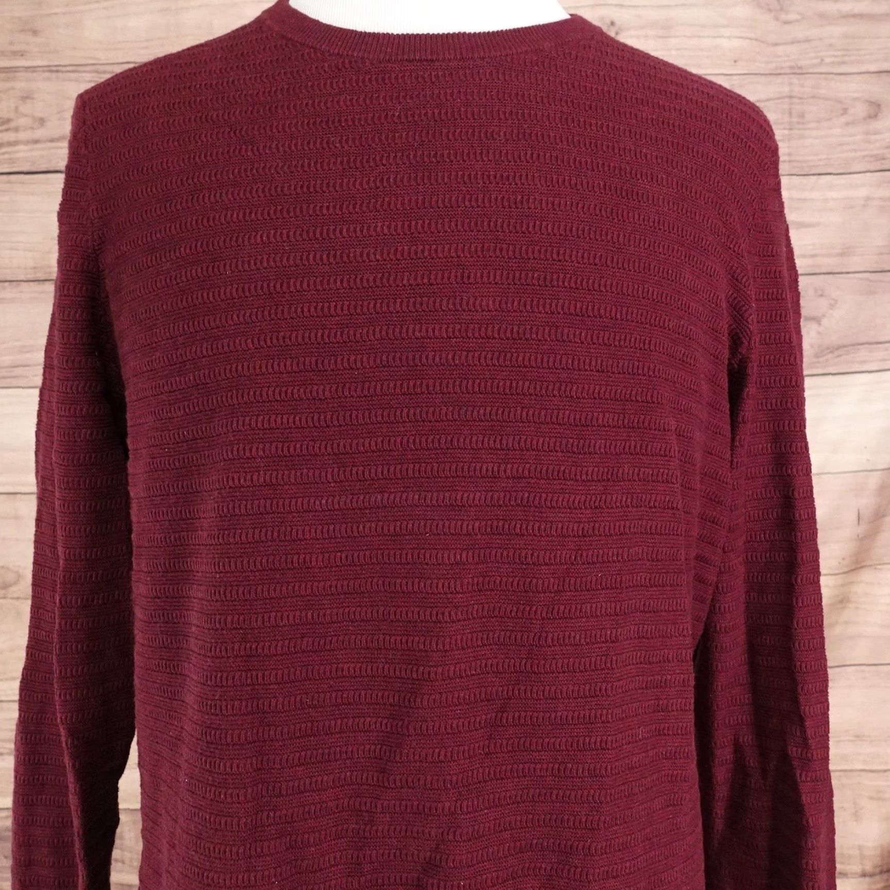 Jos. A. Bank Jos. A. Bank 1905 Sweater Mens Large Red 100% Cotton Crewneck Knit Pullover Knit Solid Crew Neck Long Sleeve Casual Size US L / EU 52-54 / 3 - 2 Thumbnail