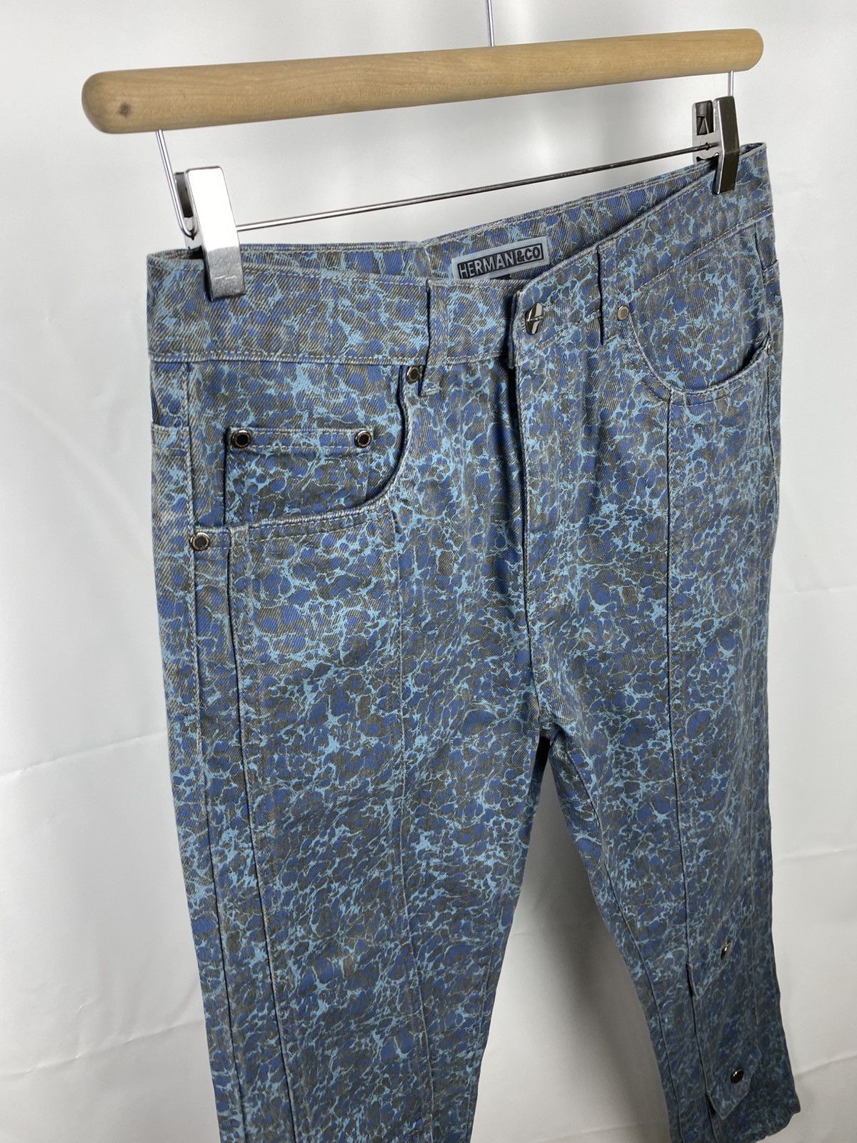Other Herman&Co Camouflage Blue Denim Jeans Men size M Size US 32 / EU 48 - 9 Thumbnail
