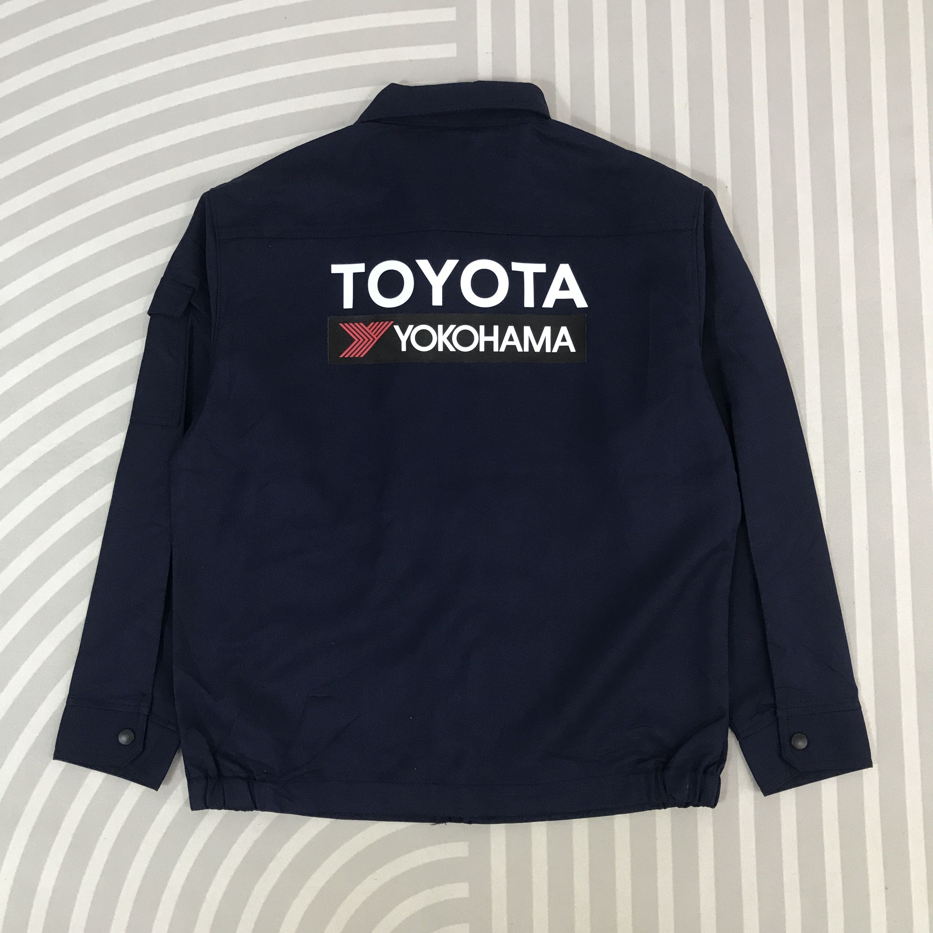 Japanese Brand × Vintage Vintage Toyota X Yokohama Racing uniforms custom Jacket Size US L / EU 52-54 / 3 - 1 Thumbnail