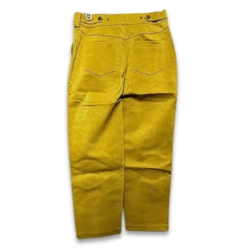 Other Royalty By Maluma Pants Faux Leather High Waisted Yellow 0 Size 25" / US 0 / IT 36 - 5 Thumbnail