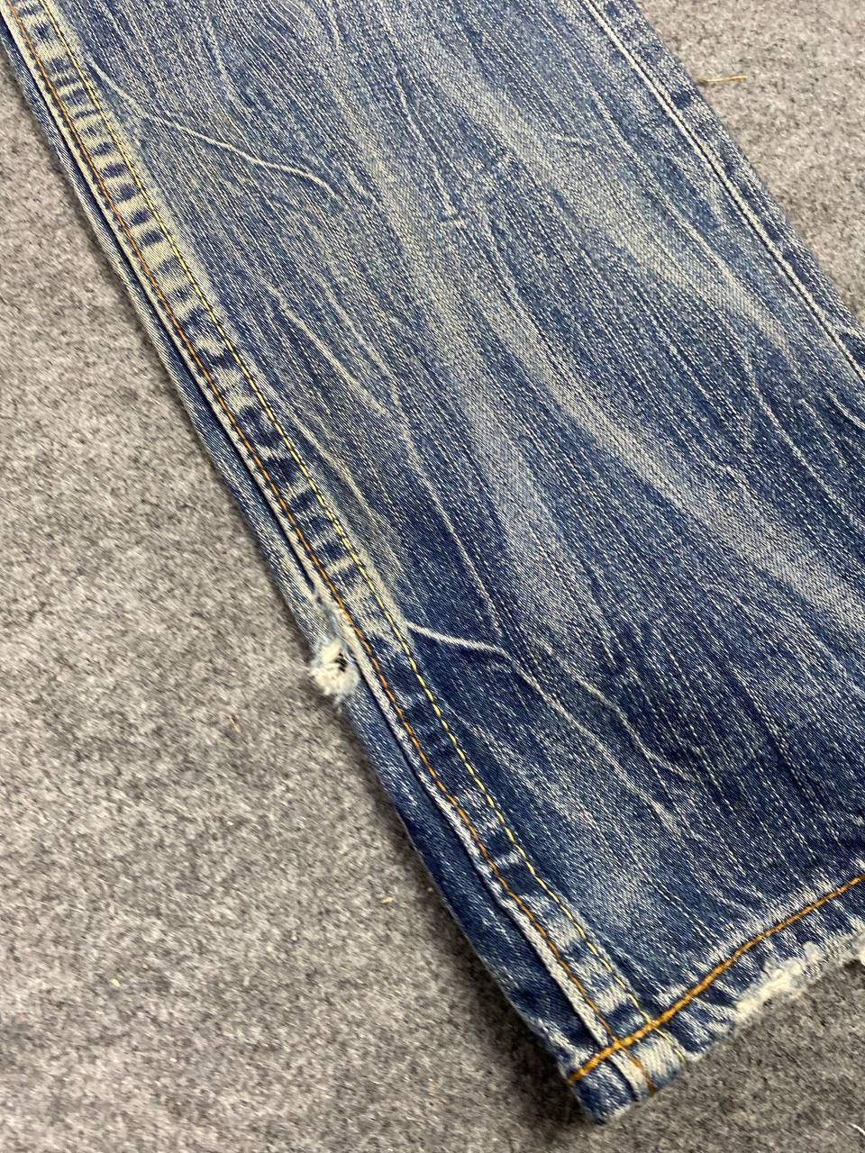 Levi's vintage levis 502 distressed denim nice design Size US 30 / EU 46 - 14 Thumbnail
