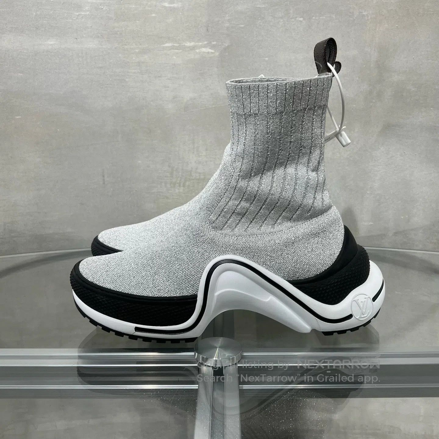 Louis Vuitton Louis Vuitton Archlight White Gray High-Heeled Thick-Soled Size US 5.5 / IT 35.5 - 3 Thumbnail