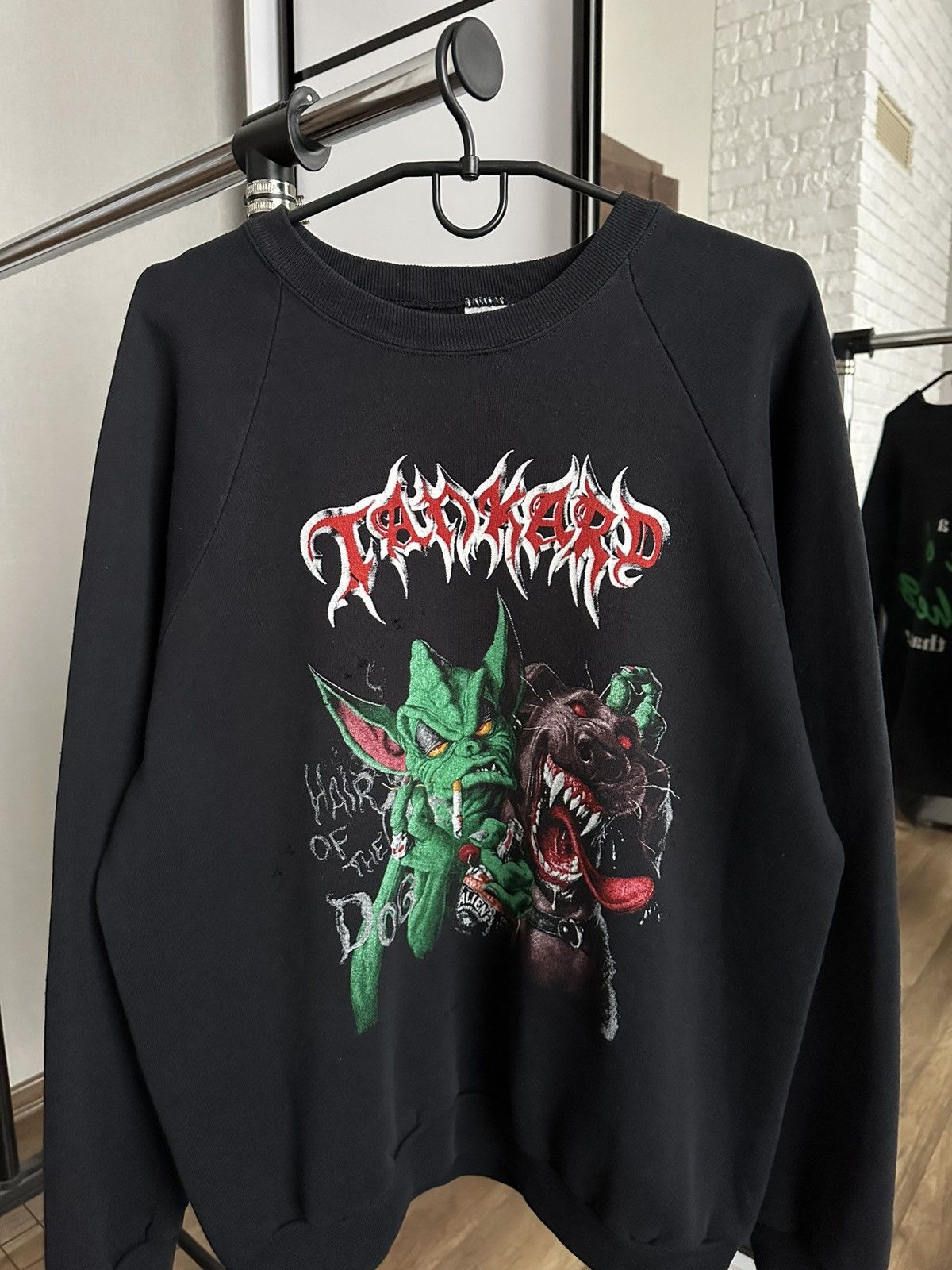 Band Tees Tankard Hair Of The Dog Vintage Rock Band Sweatshirt 90s Size US L / EU 52-54 / 3 - 4 Thumbnail