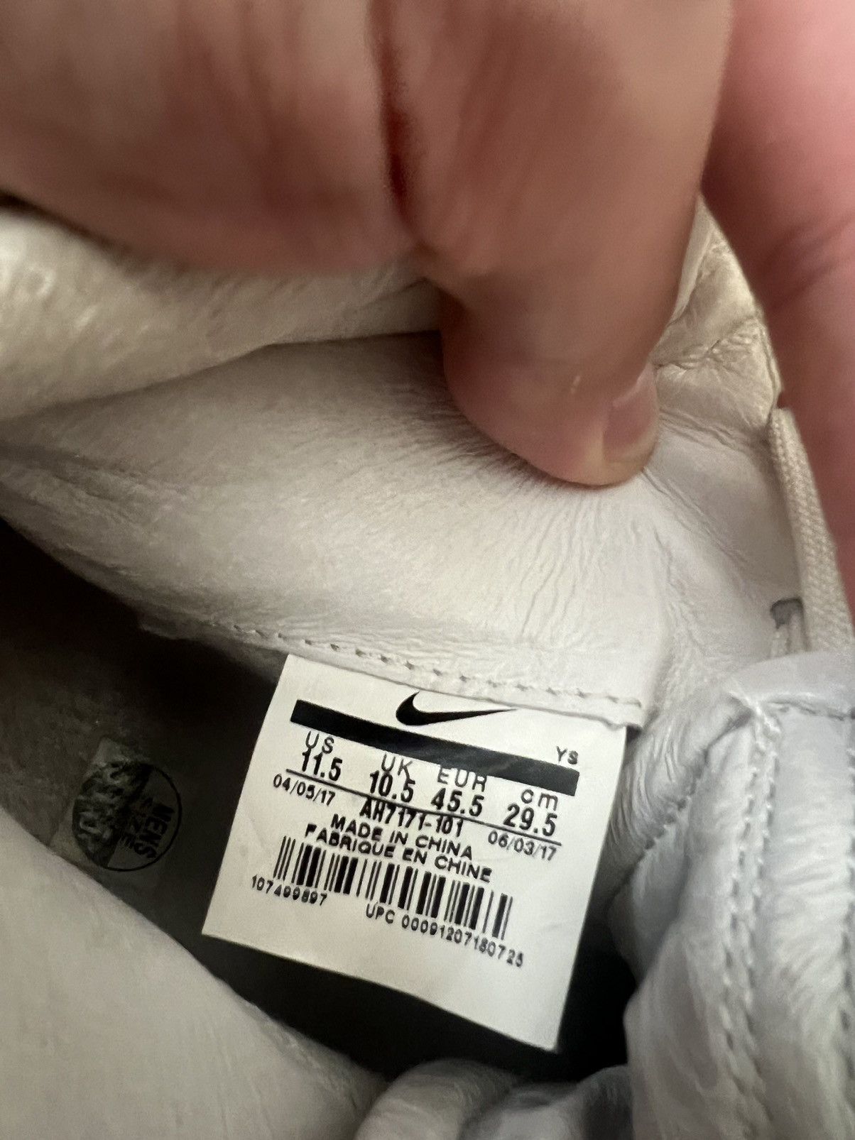 John Elliott × Nike John Elliott x NikeLab Vandal High Sail Size US 11.5 / EU 44-45 - 9 Thumbnail