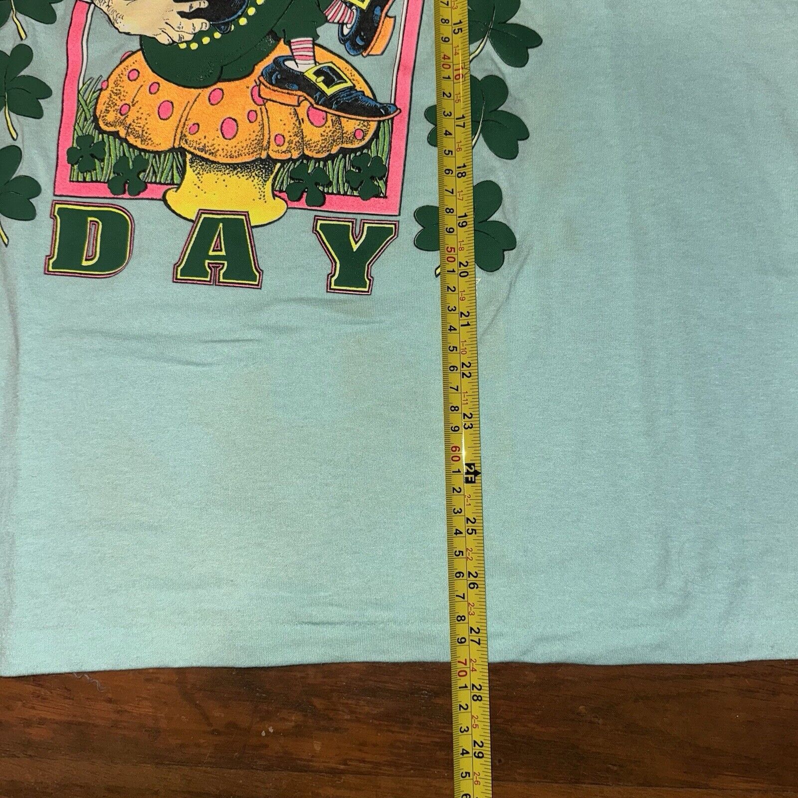 Delta Vintage Single Stitch T Shirt Leprechaun Smoking Pipe Size US XL / EU 56 / 4 - 6 Thumbnail