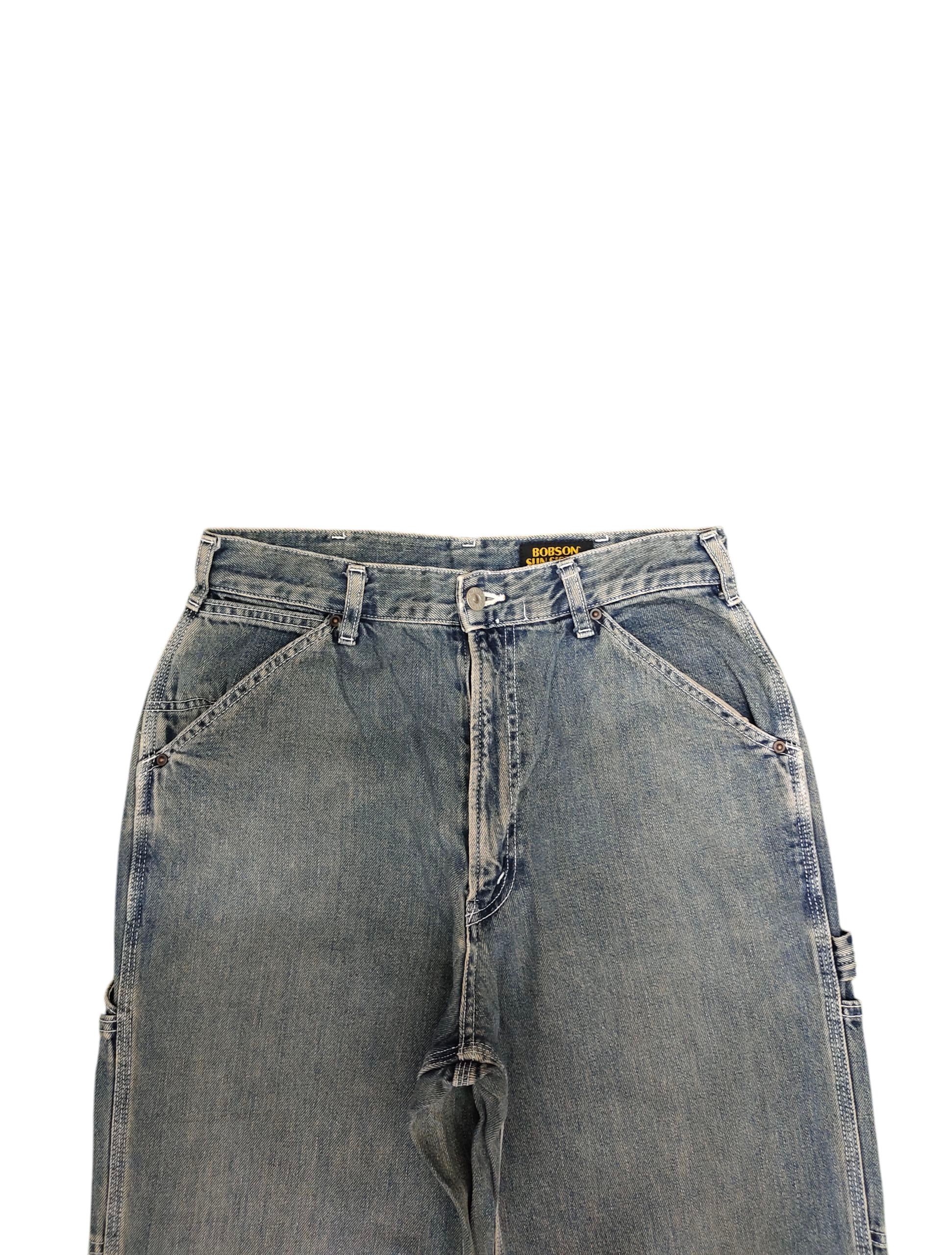 Hysteric Glamour Vintage 90s Bobson Carpenter Wide Loose Denim Pants Size US 29 - 8 Thumbnail