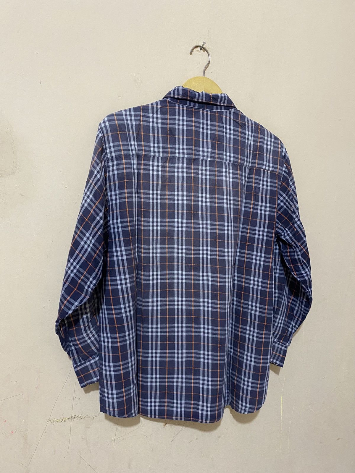 Burberry Vintage Burberrys Nova Check Button Shirt Size L / US 10 / IT 46 - 12 Thumbnail