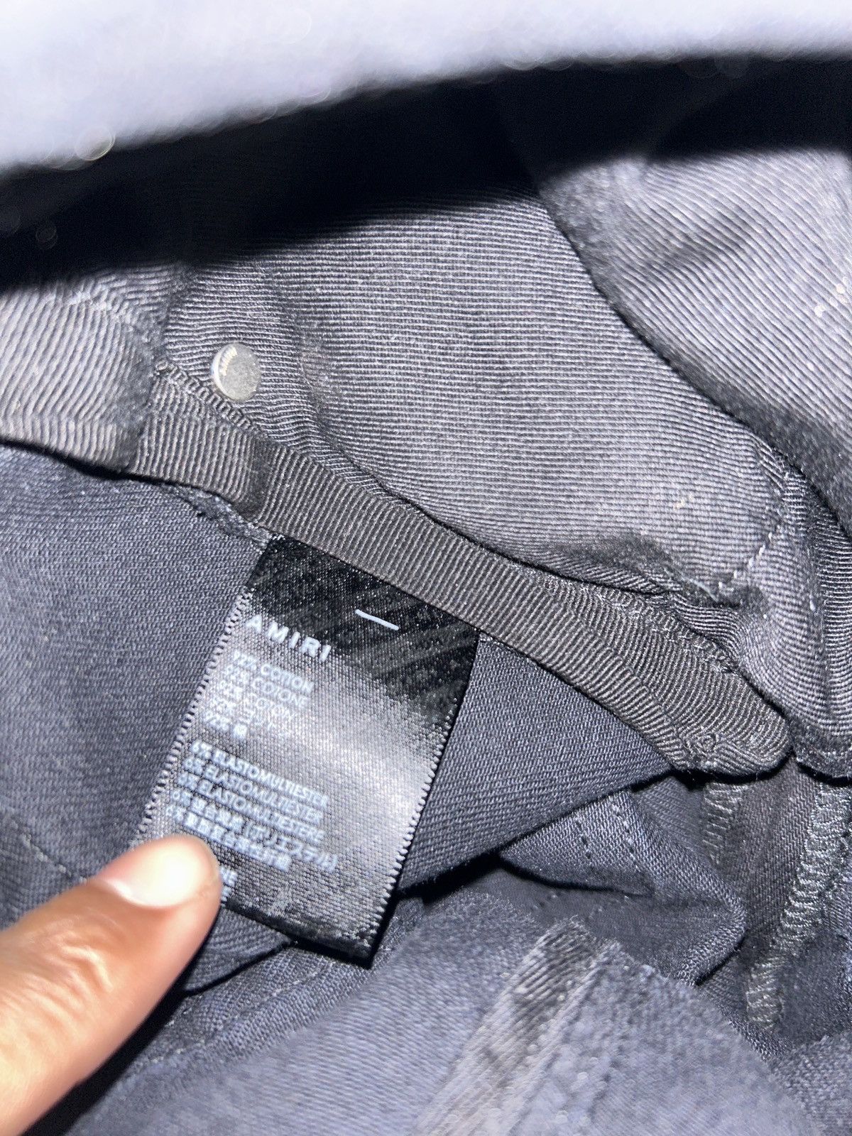 Amiri Amiri Bandana Flame Jeans Black/Blue Size US 33 - 6 Thumbnail