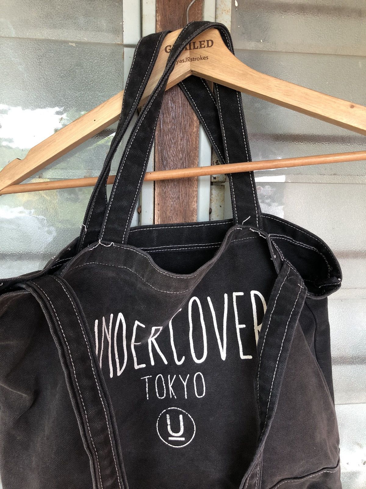 Undercover Vintage Undercover Tokyo Canvas Tote Bag Black Size ONE SIZE - 3 Thumbnail