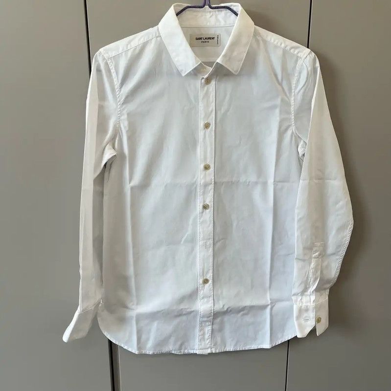 Yves Saint Laurent Saint Laurent White Cotton Women's Shirt 0089 Size ONE SIZE - 1 Thumbnail