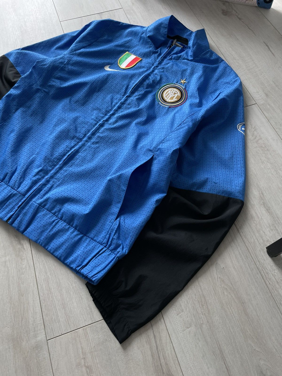 Nike Vintage Nike Inter Milan 2009/2010 Woven Warm-Up Jacket RARE Size US S / EU 44-46 / 1 - 6 Thumbnail