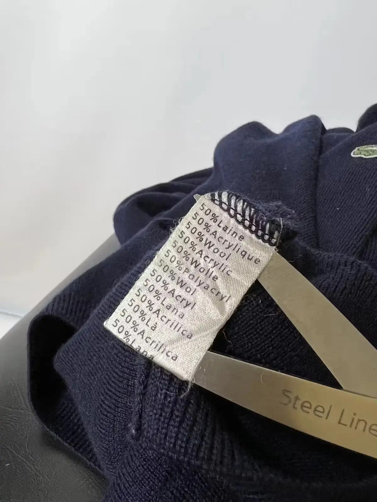Designer × Lacoste × Vintage Vintage Lacoste knitted sweater Size US XL / EU 56 / 4 - 4 Thumbnail