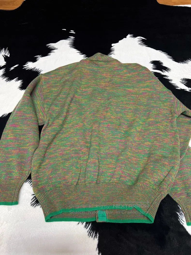 Kenzo Kenzo Christmas 100% Wool Loose Green Knit Open Cardigan J Size L / US 10 / IT 46 - 8 Thumbnail