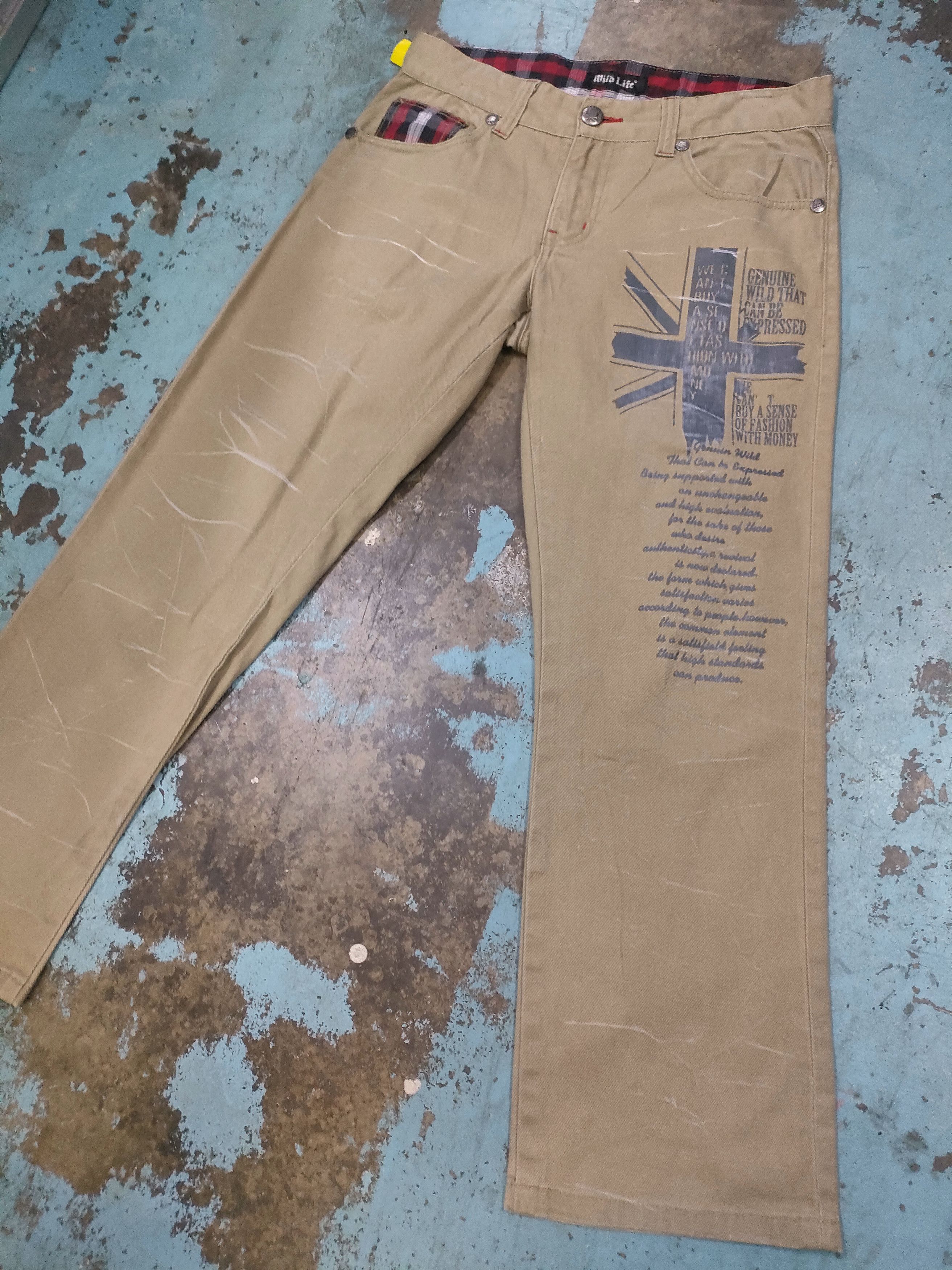 If Six Was Nine Wild Life Skull Bones Pants Size US 32 / EU 48 - 10 Thumbnail